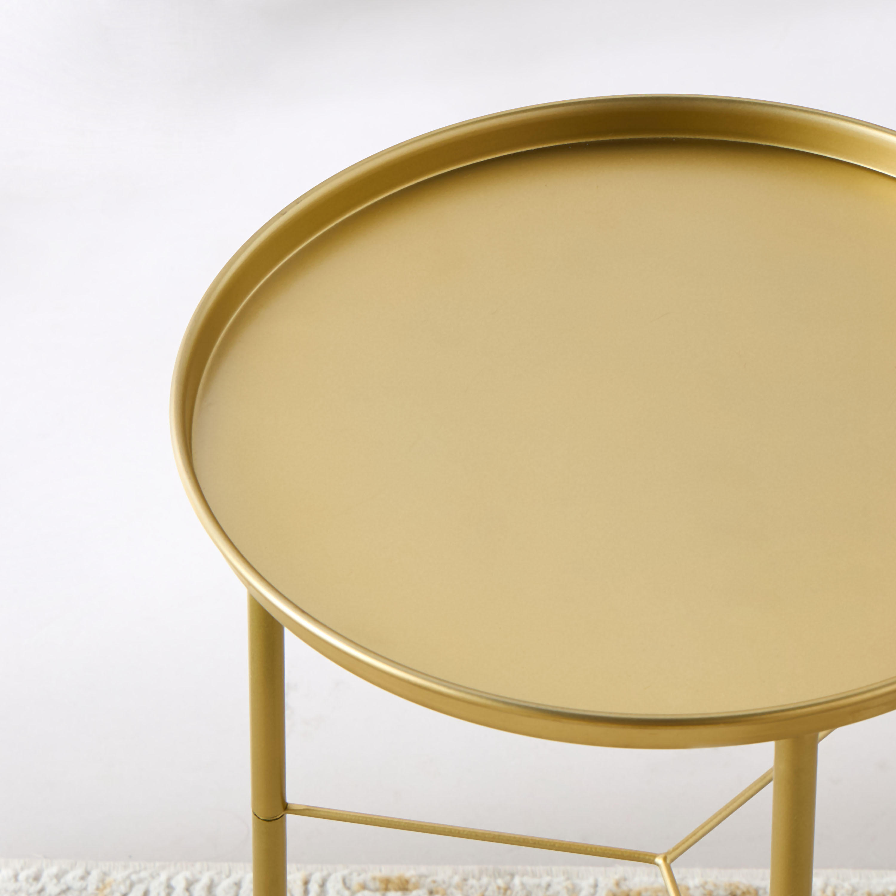 Metallic Side Table - 29x29x46 cms-furniture-livingroom-sideandendtables-image-4