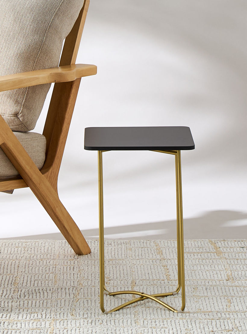 Metallic Side Table - 29x29x46 cms-furniture-livingroom-sideandendtables-image-2