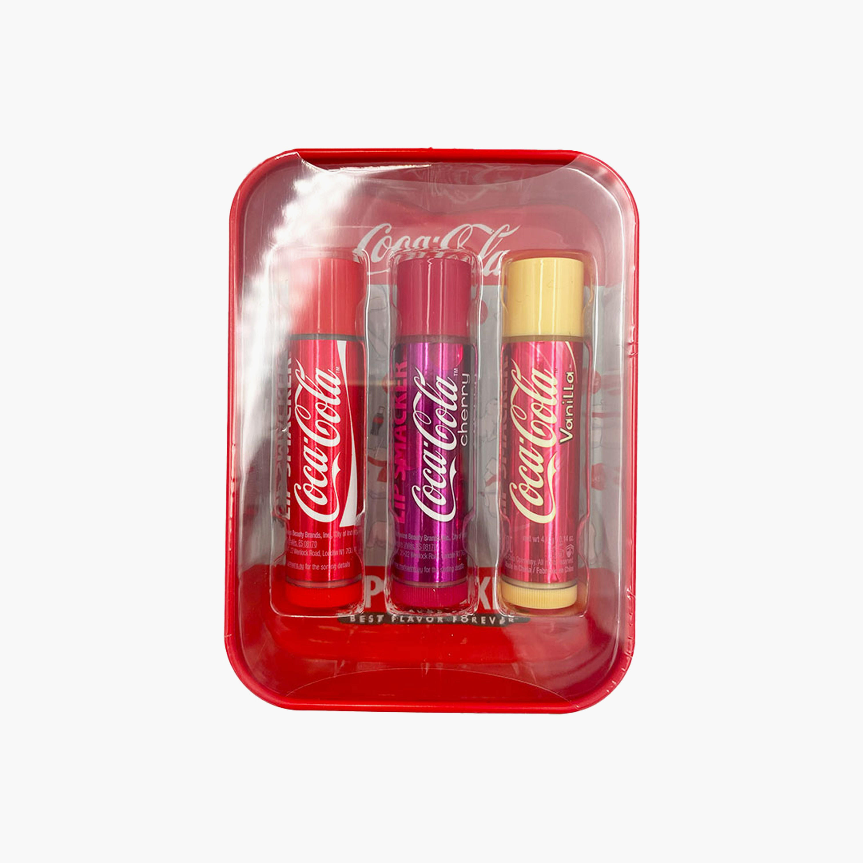 Lip Smacker 3-Piece Coca-Cola Lip Balm Set-beautyandpersonalcare-skin-lipcare-lipbalm-image-1