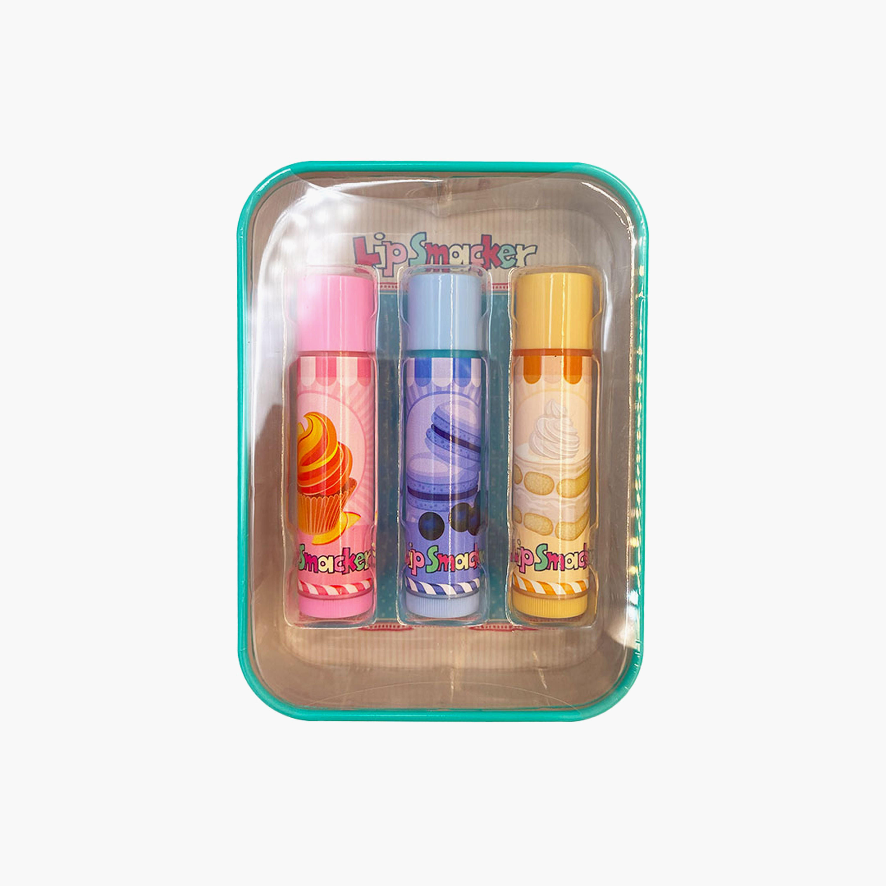مجموعة مرطبات شفاه كب كيك 3 قطع من ليب سماكر-beautyandpersonalcare-skin-lipcare-lipbalm-image-6