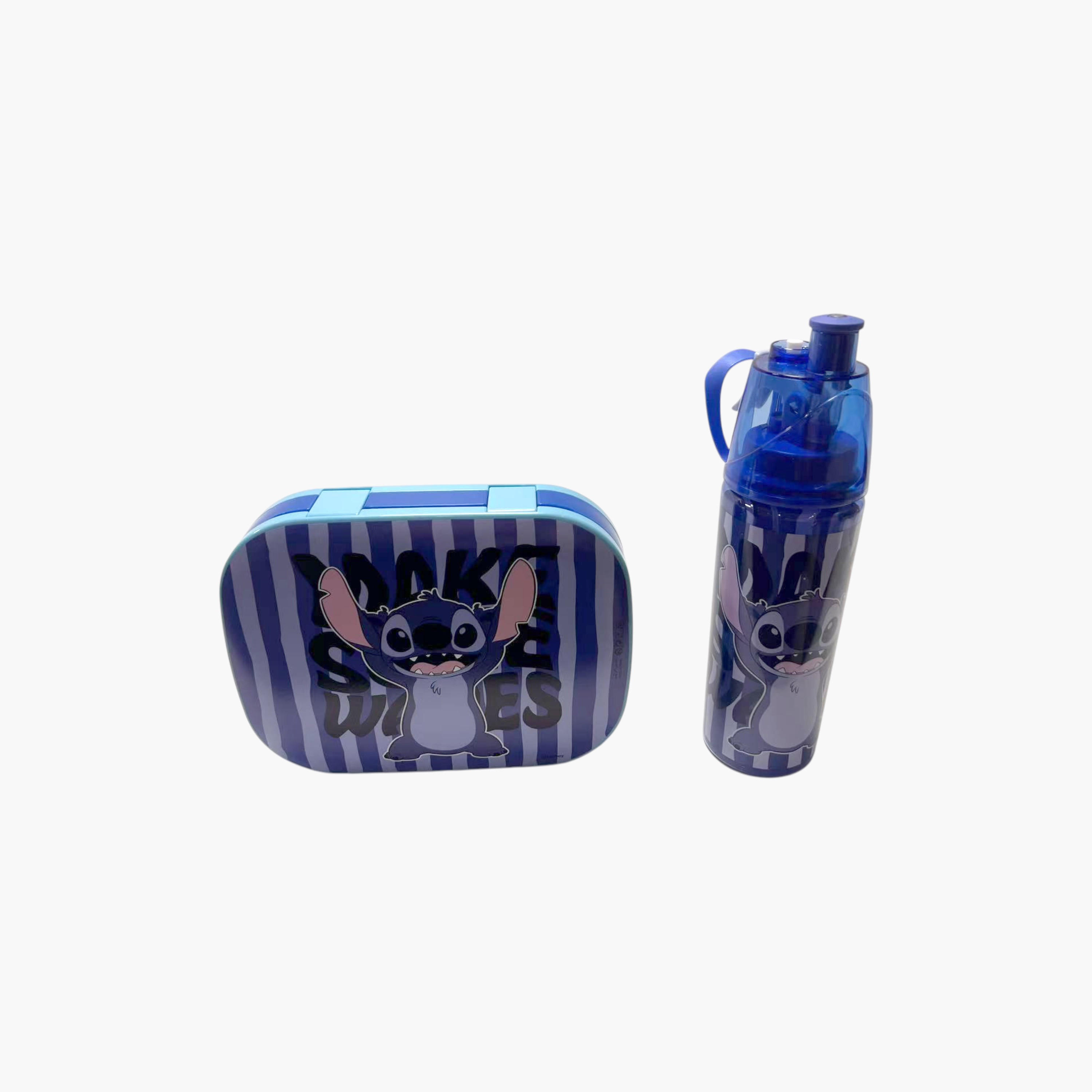 قارورة مياه بطبعات ستيتش مع شنطة غداء وصندوق من ديزني-school-lunchessentials-lunchbags-image-4