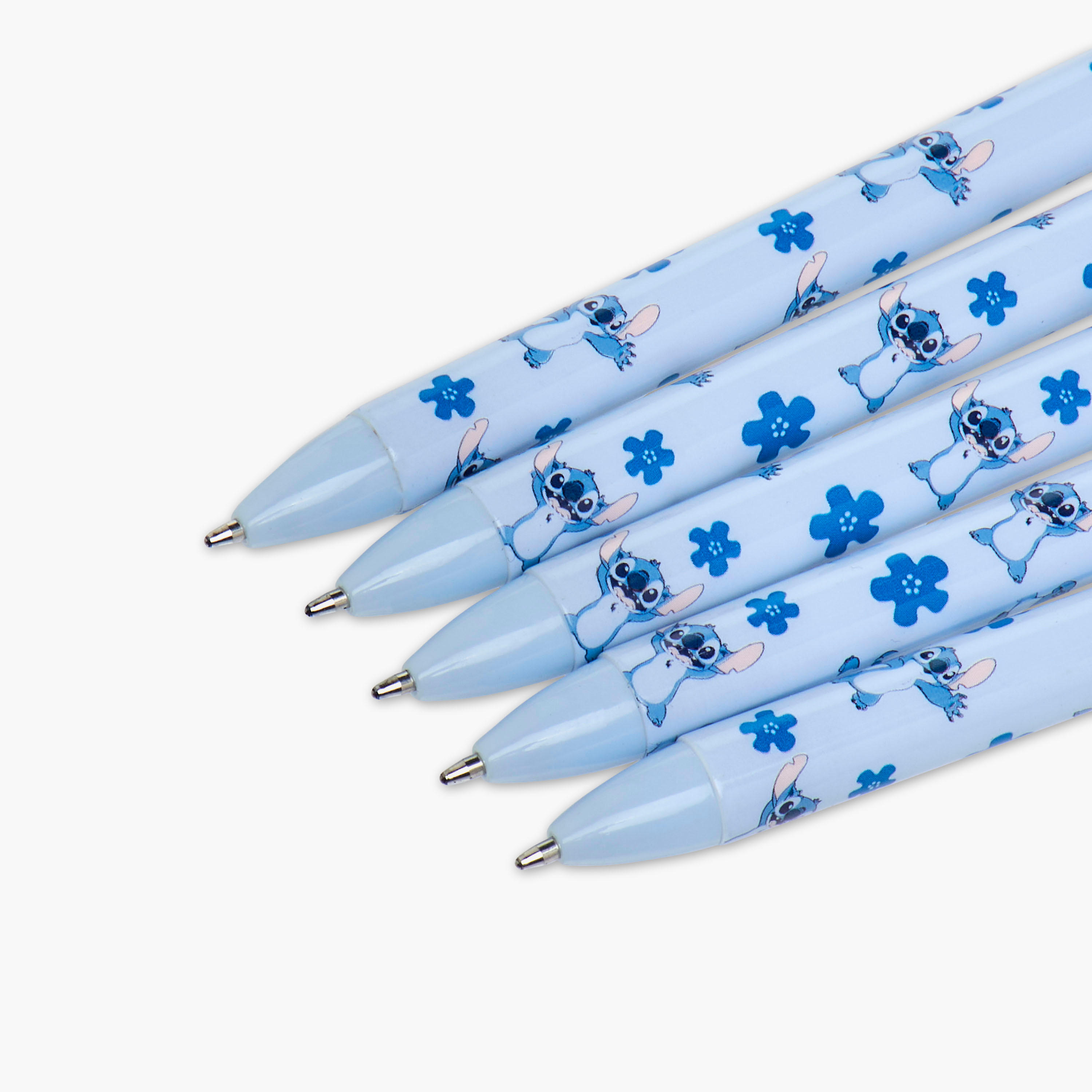 Disney Stitch Print Pen - Set of 5-school-stationery-pensandpencils-image-3