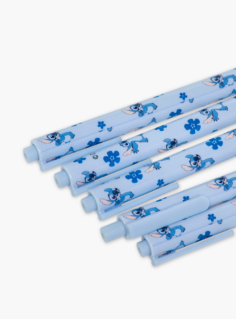 Disney Stitch Print Pen - Set of 5-school-stationery-pensandpencils-image-4