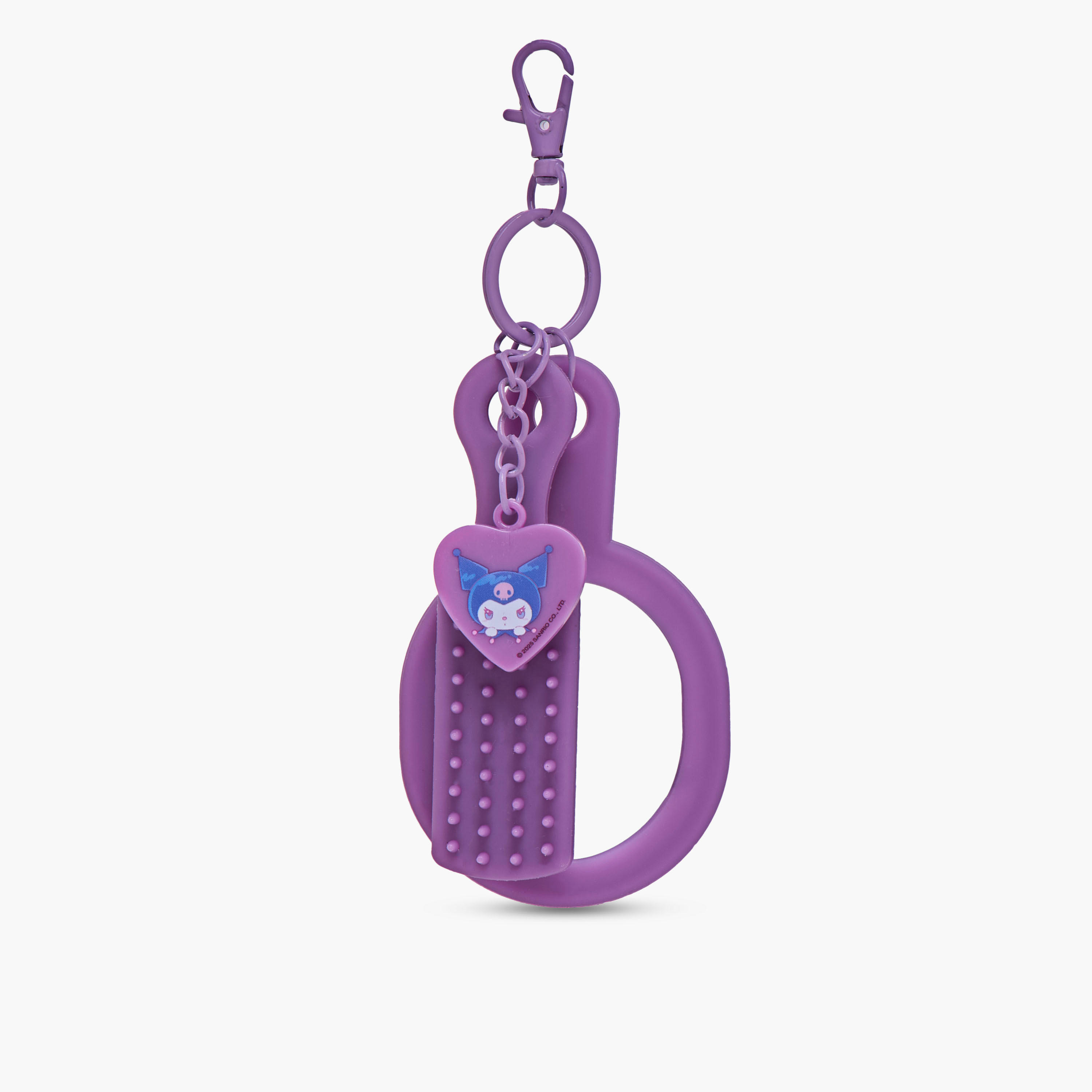 Sanrio Girls Mini Mirror with Brush Keychain-girls-accessories-keyringsandbagcharms-image-1