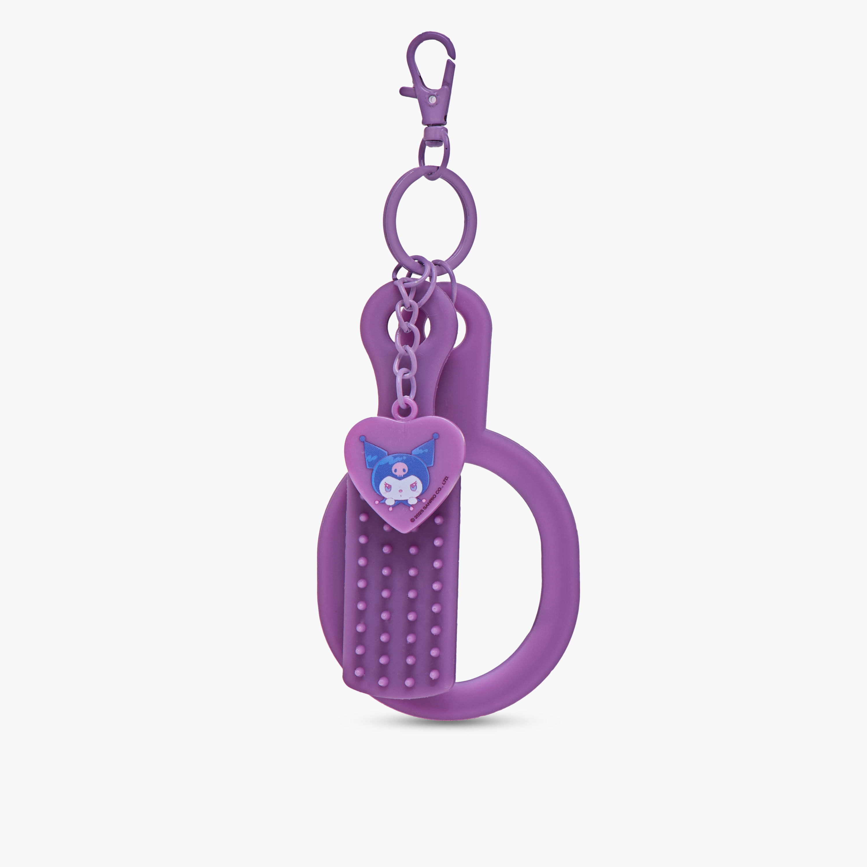 سلسلة مفاتيح مع فرشاة ومراية صغيرة للبنات من سانريو-girls-accessories-keyringsandbagcharms-image-1