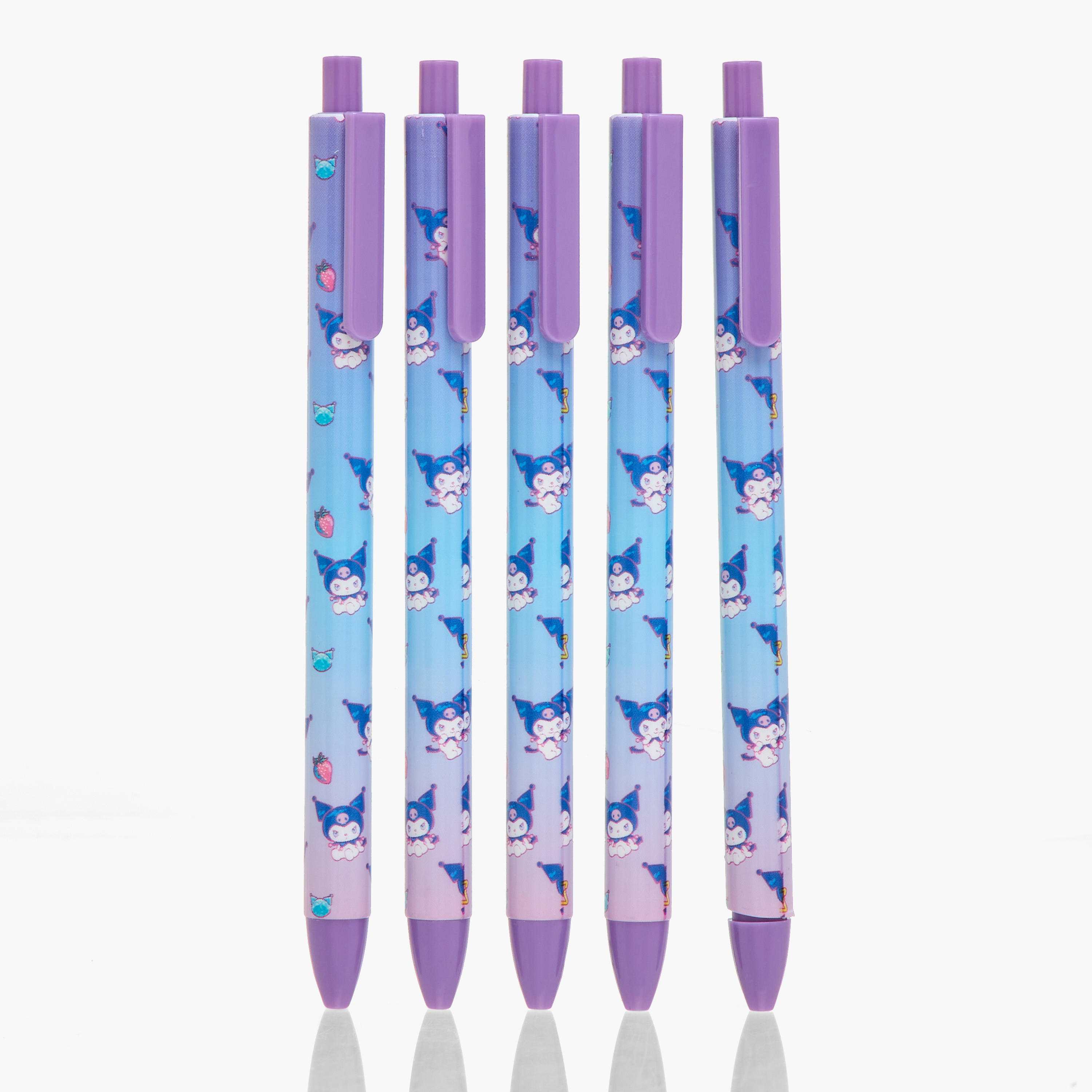 طقم أقلام بطبعات كرومي 5 قطع من سانريو-school-stationery-pensandpencils-image-1