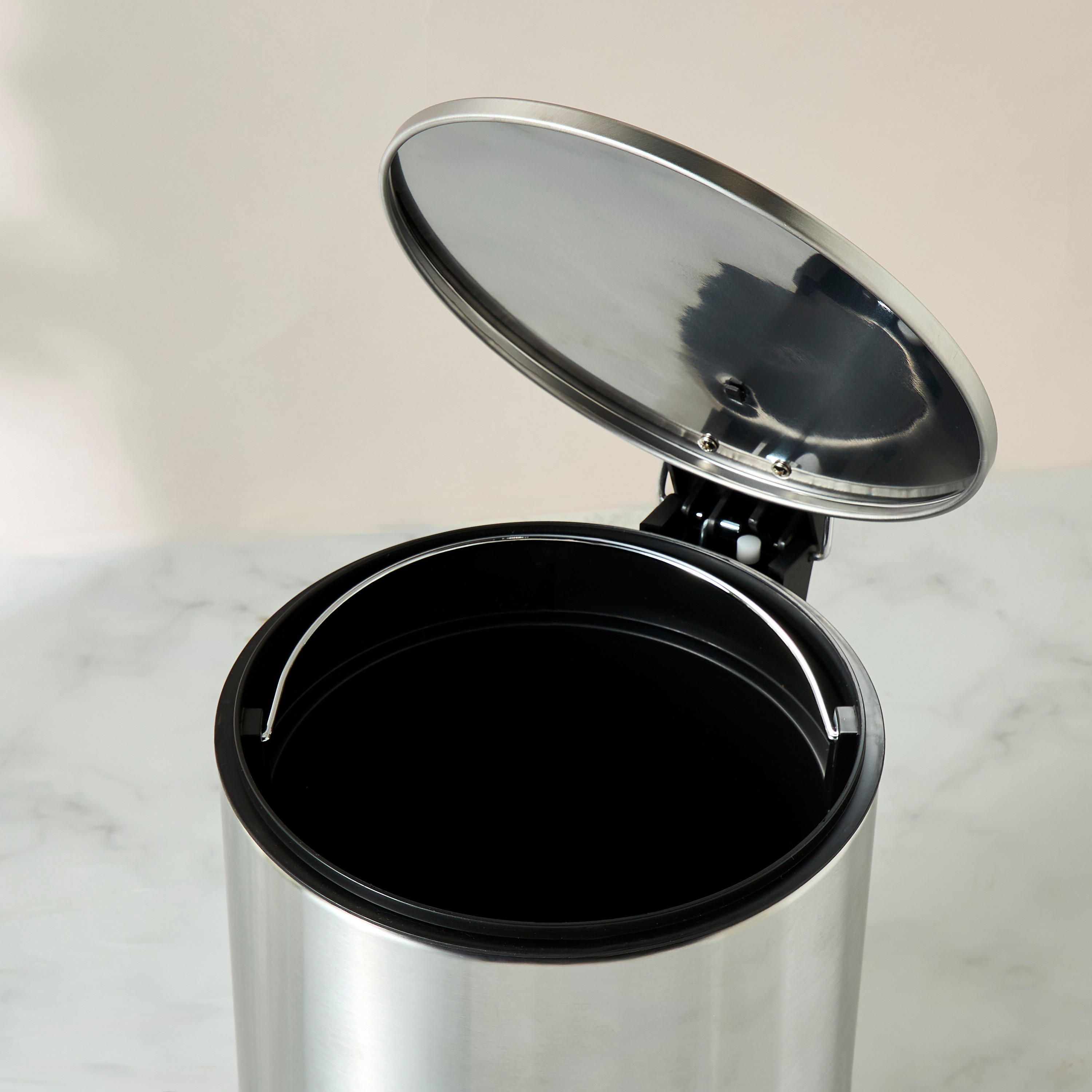 Metal Soft Close Pedal Waste Bin-household-storage-storagesolutions-storageboxesandbaskets-image-2