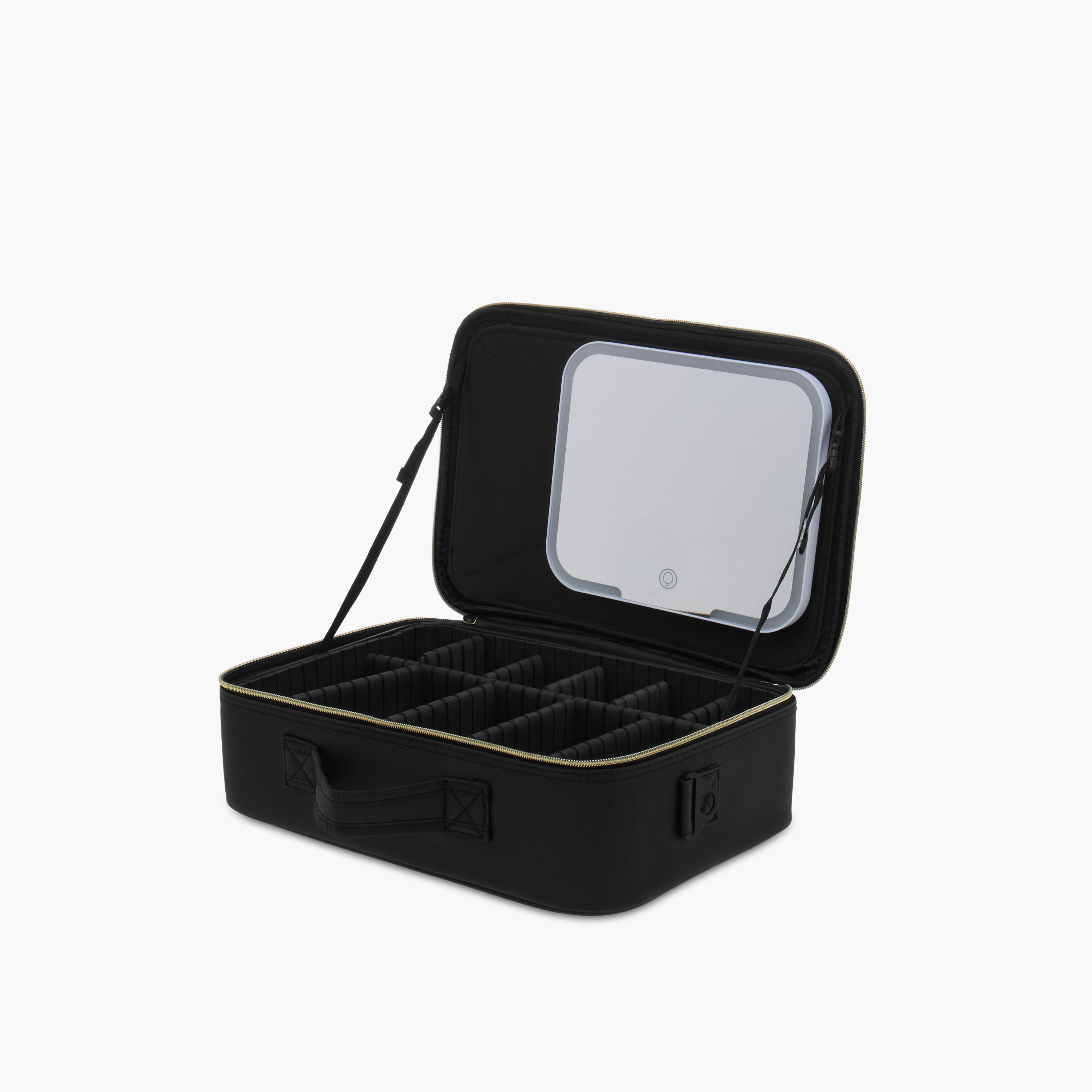 Cosmetics Storage Organiser with LED Mirror - 38x27x12 cms-household-storage-cosmeticorganizing-makeuporganizersandsets-image-2
