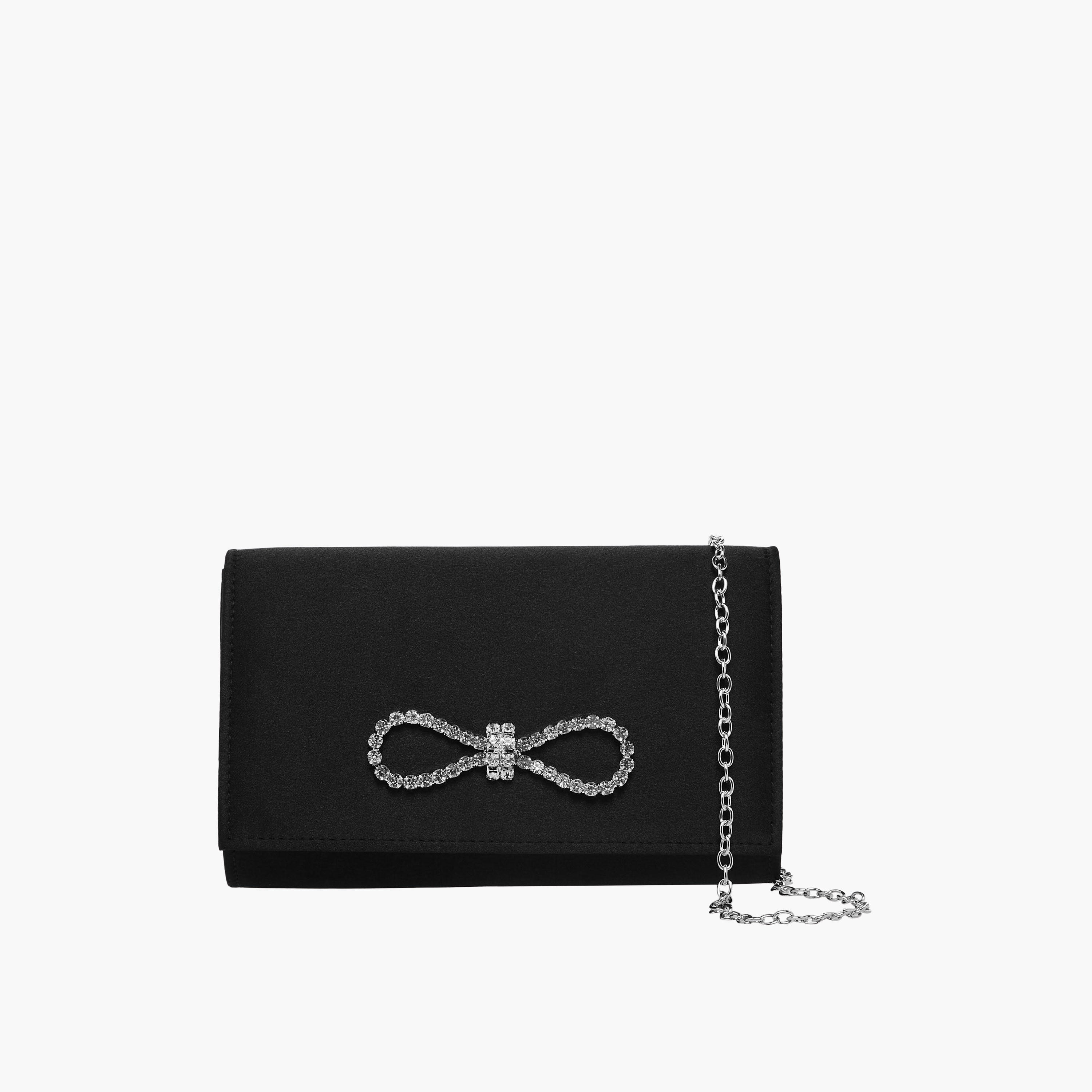 شنطة كروس بودي بفيونكة ألماس وسلسلة من ساشا-women-bagsandwallets-handbags-image-1