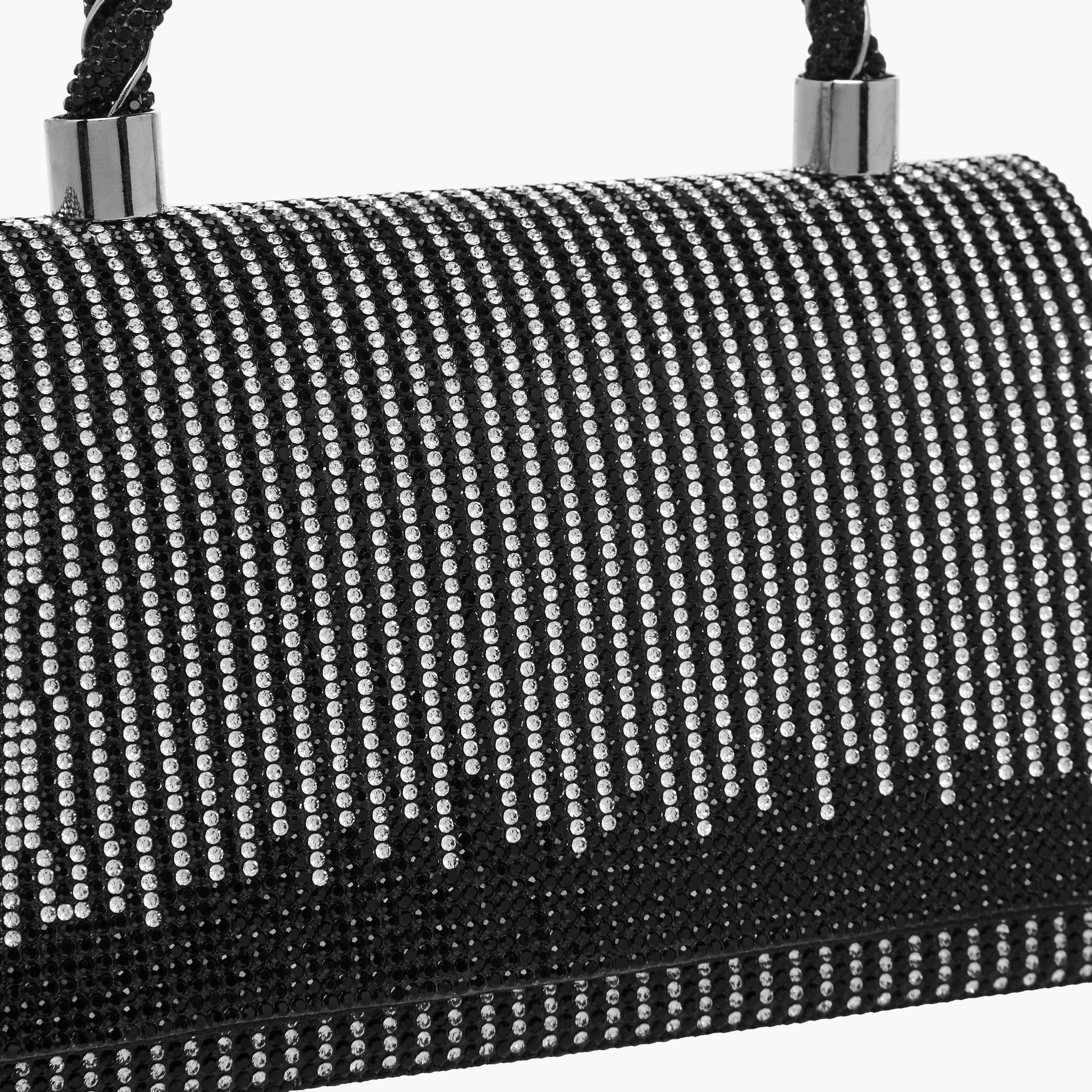Sasha Diamante Embellished Crossbody Bag with Chain-women-bagsandwallets-handbags-image-6