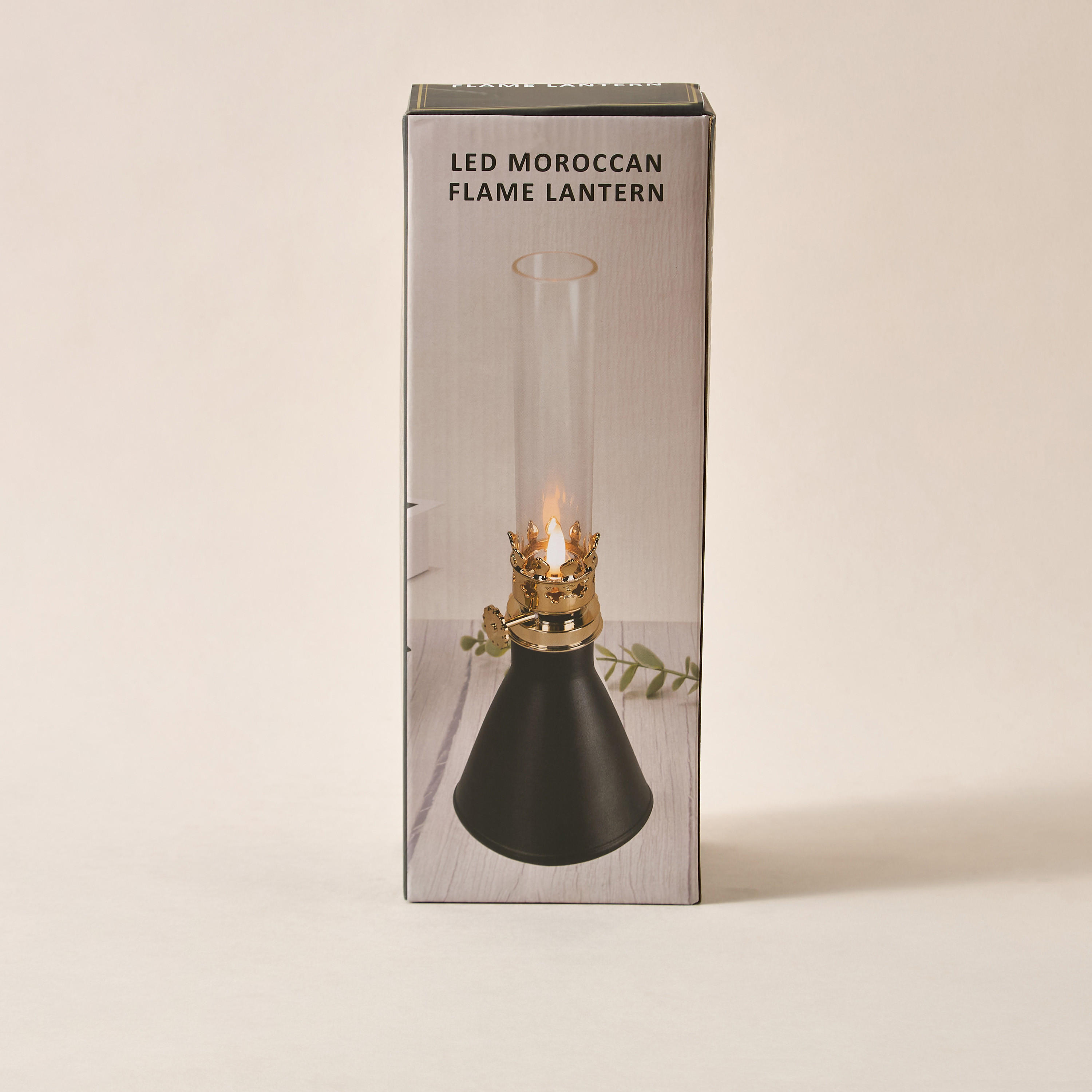 LED Moroccan Flame Lantern - 13x13x22 cms-household-homefragrance-candles-image-6