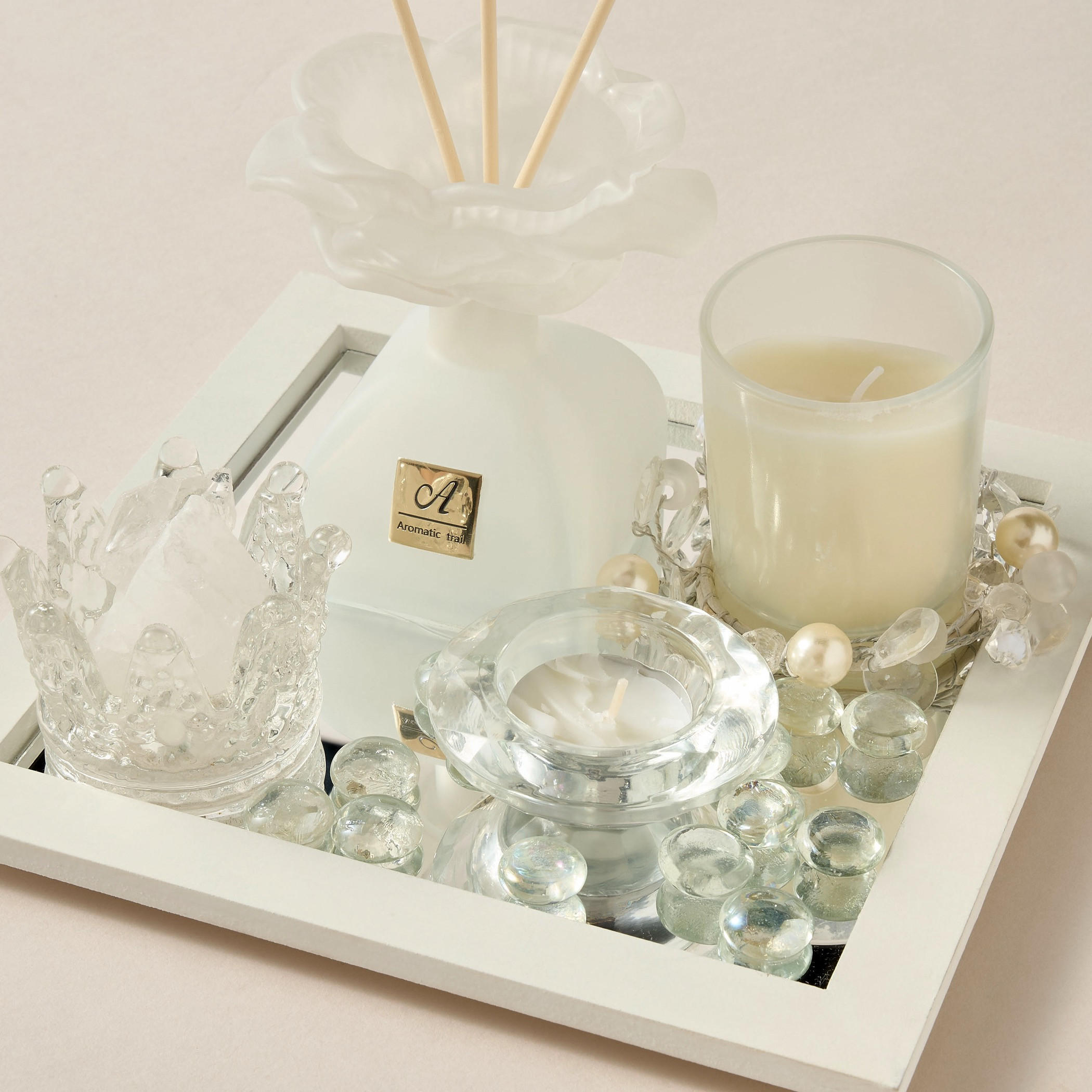 Safa Serenity Freesia Fragrance Tray Gift Set-household-homefragrance-fragrancegiftset-image-3