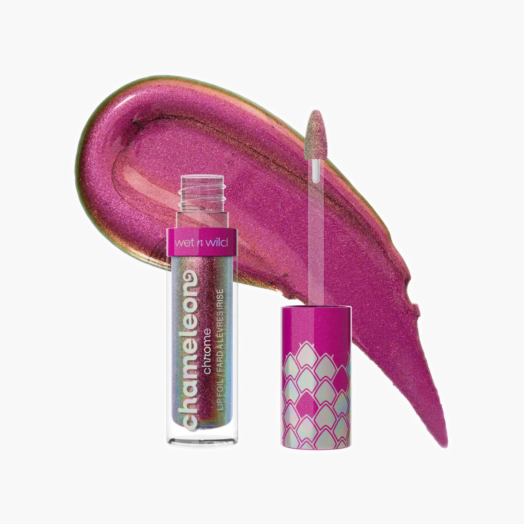 أحمر شفاه بتأثير معدني كاميليون كروم من ويت آند وايلد-beautyandpersonalcare-makeup-lips-lipglossesandbalms-image-8