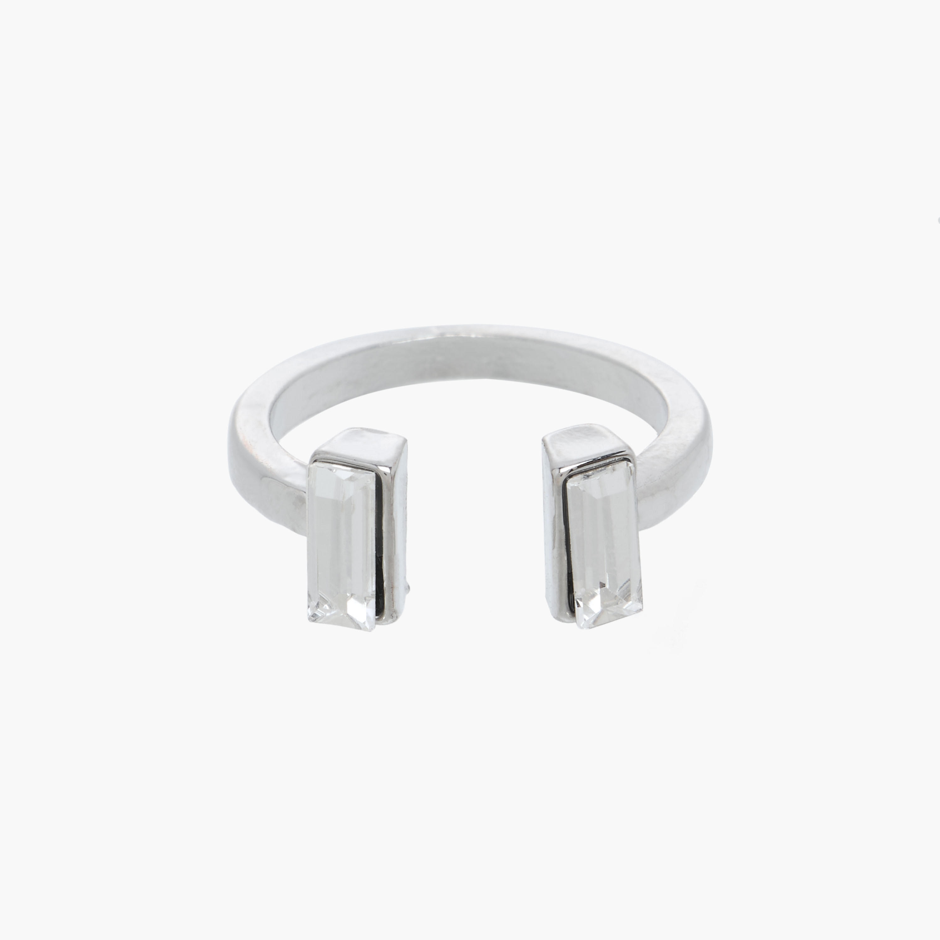 Stackable Silver Tone Metal Ring - Set of 8-women-watchesandjewellery-jewellery-rings-image-3