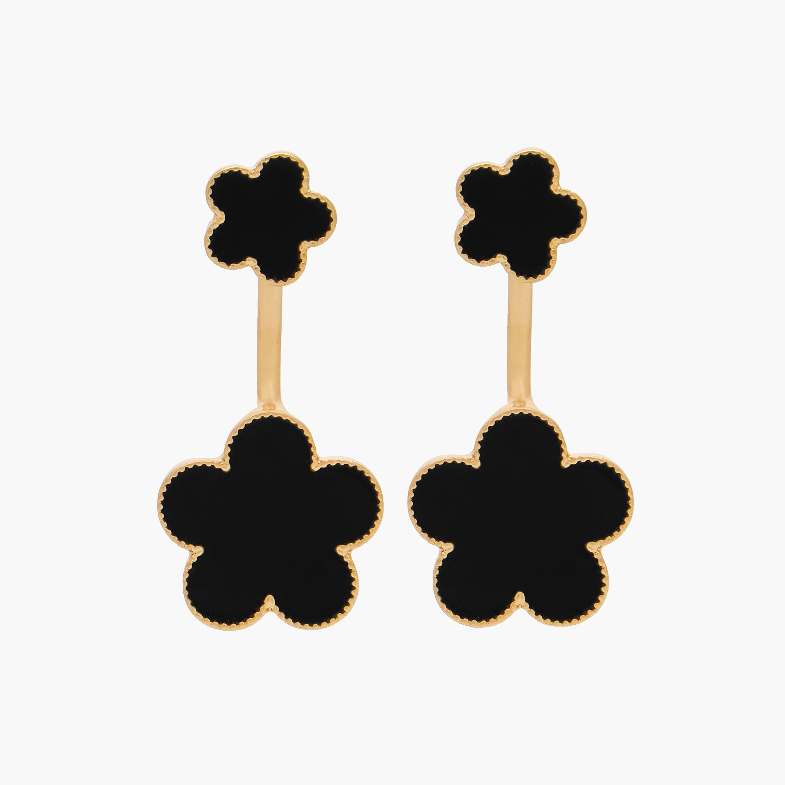 حلق زهري بمكبس إغلاق خلفي وتزيينات-women-watchesandjewellery-jewellery-earrings-image-2
