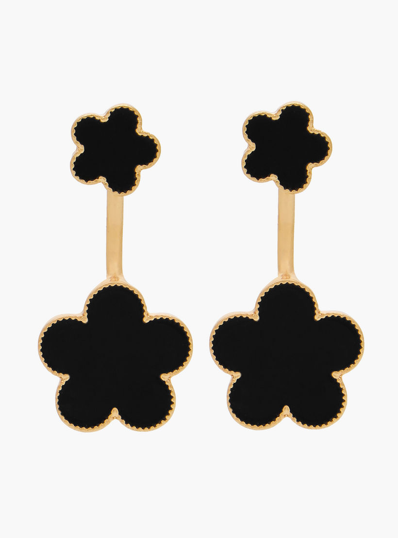 حلق زهري بمكبس إغلاق خلفي وتزيينات-women-watchesandjewellery-jewellery-earrings-image-2