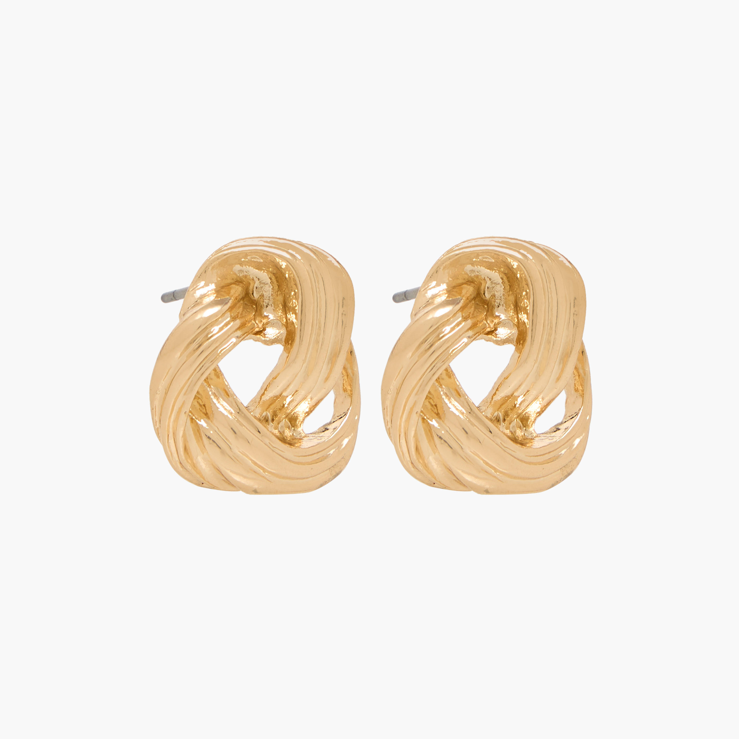 Pack of 2 Metal Embellished Stud Earrings with Pushback Closure-women-watchesandjewellery-jewellery-earrings-image-3