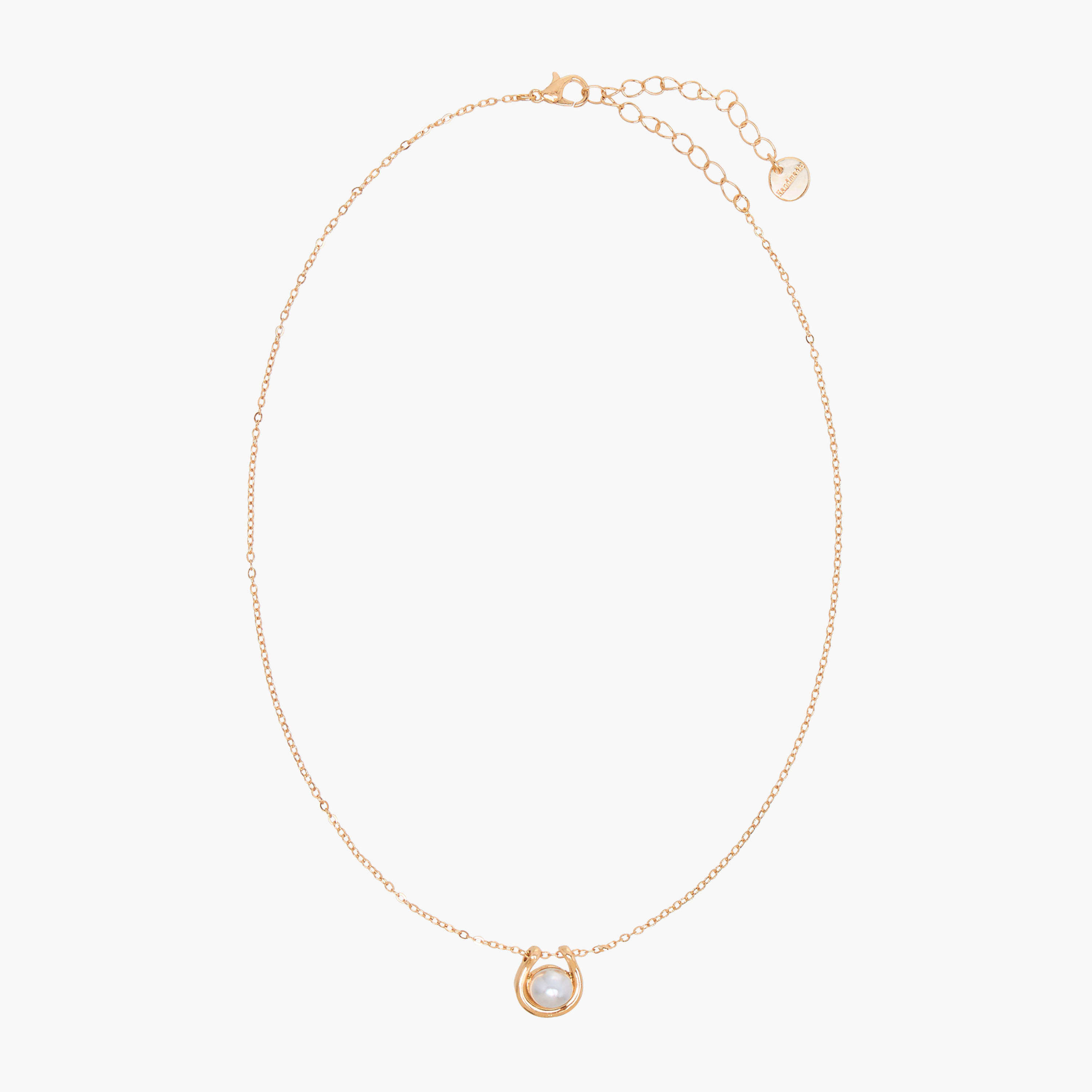 عقد معدن بدلاية مزينة-women-watchesandjewellery-jewellery-necklacesandpendants-image-1