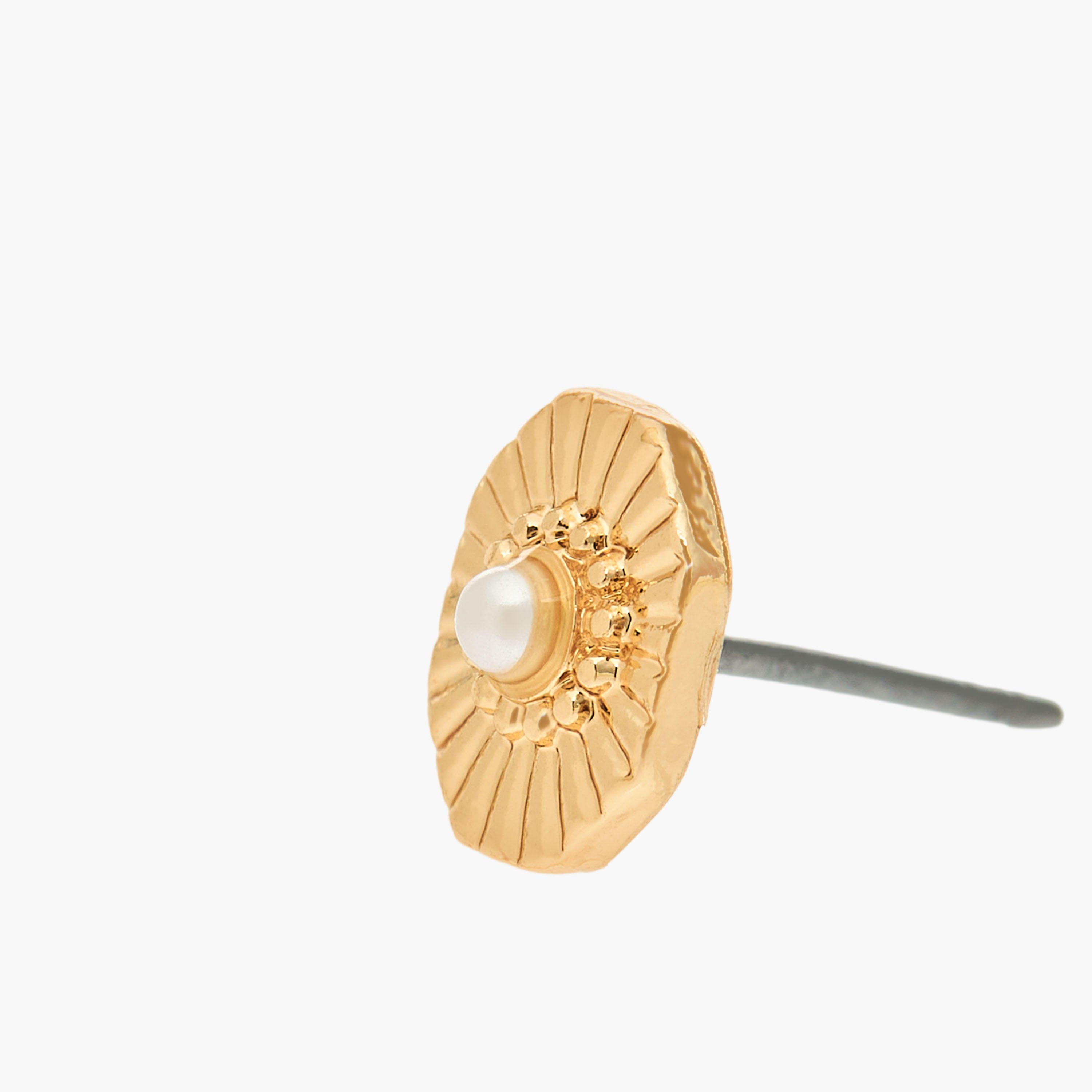 Pack of 12 Metal Stud Earrings with Pushback Closure-women-watchesandjewellery-jewellery-earrings-image-4