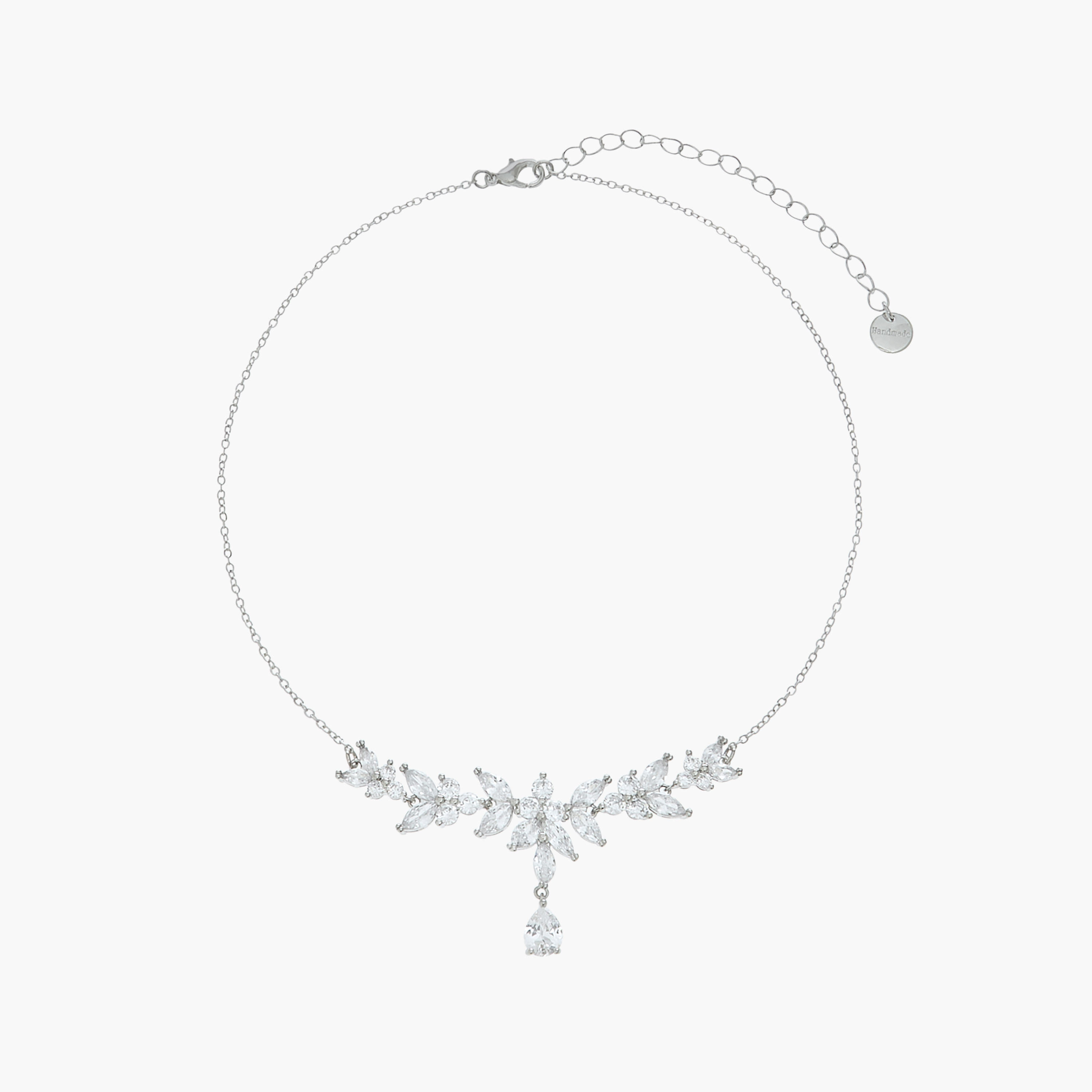 Girls Necklace Set with Studded Floral Pendant-women-watchesandjewellery-jewellery-jewellerysets-image-2
