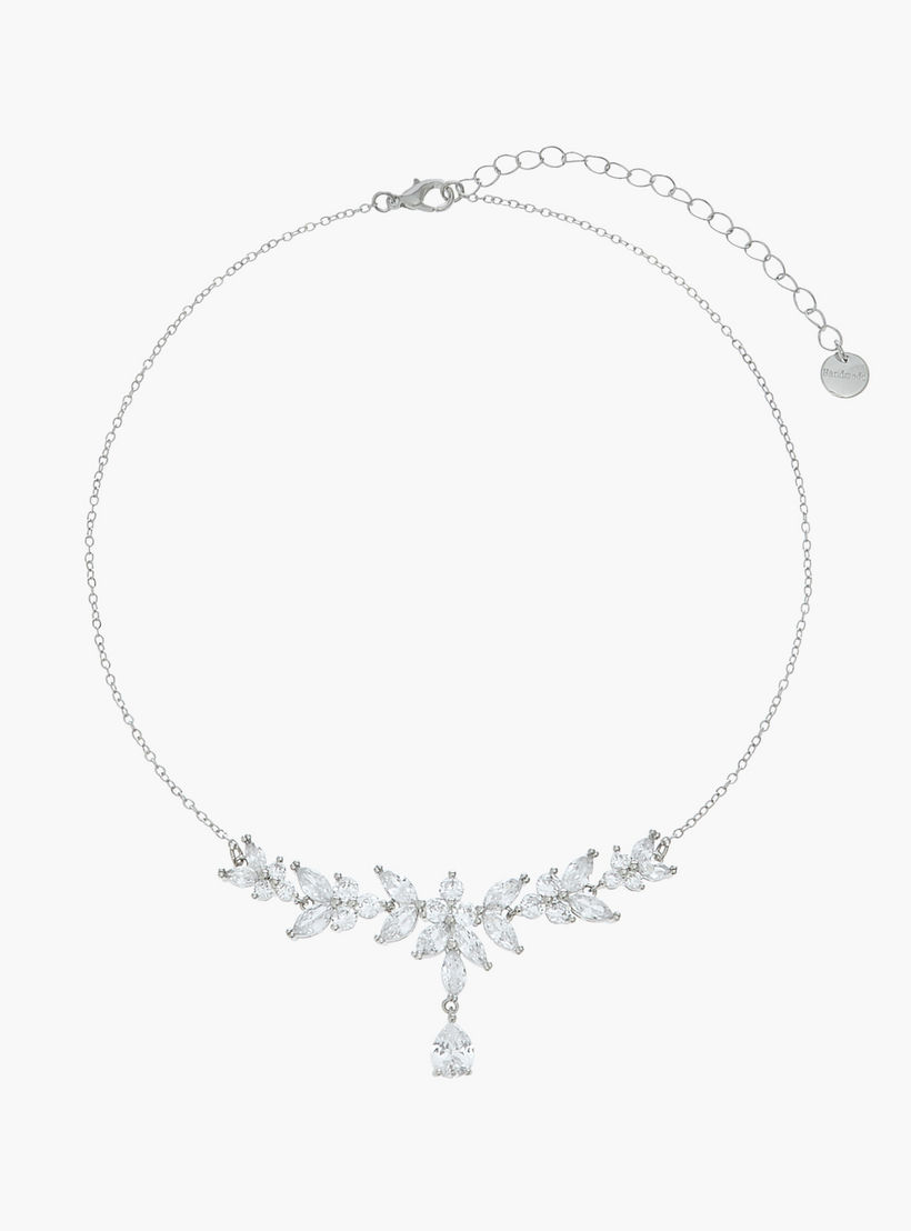 طقم عقد بدلاية زهور مرصعة للبنات-women-watchesandjewellery-jewellery-jewellerysets-image-2