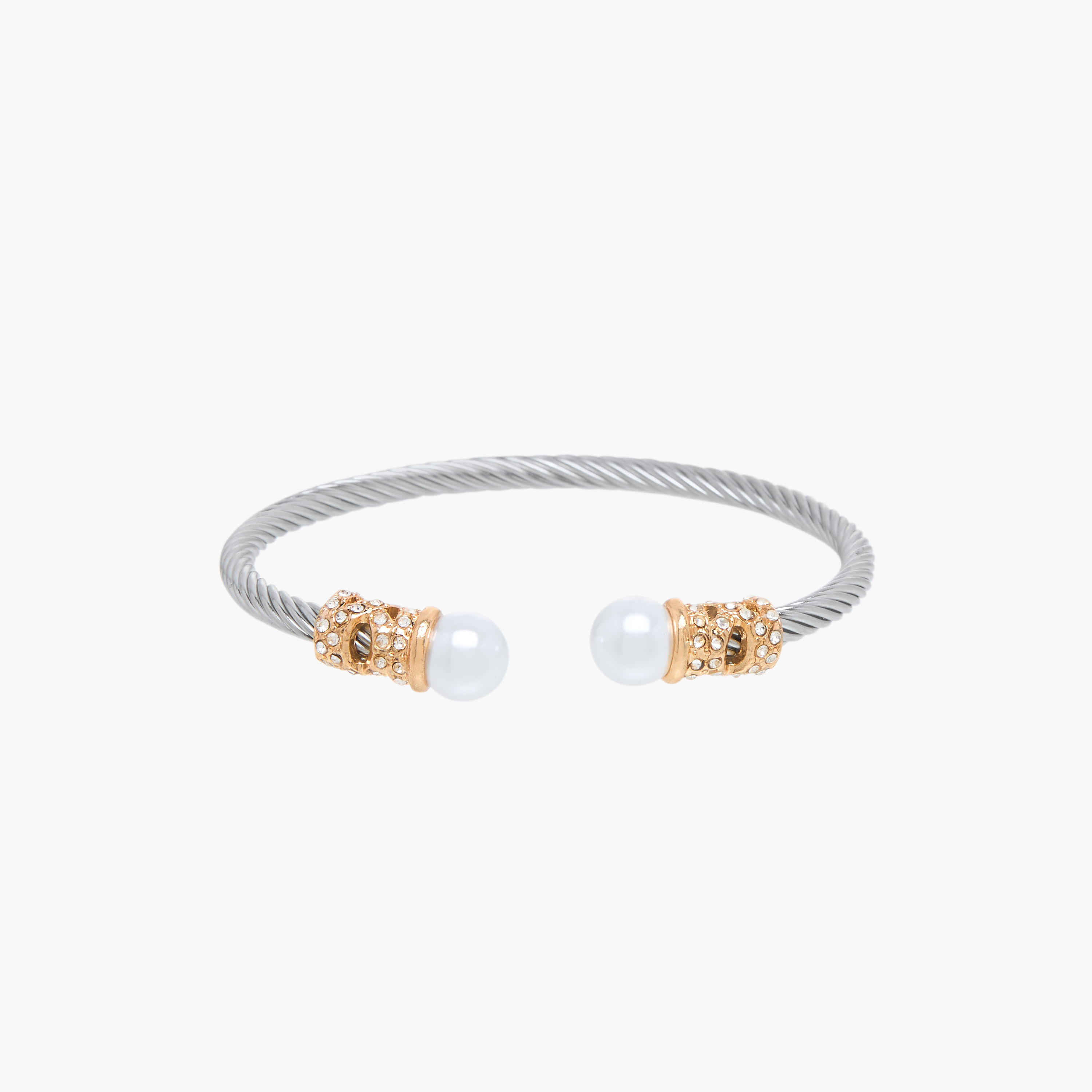 Metal Embellished Cuff Bracelet-women-watchesandjewellery-jewellery-banglesandbracelets-image-1