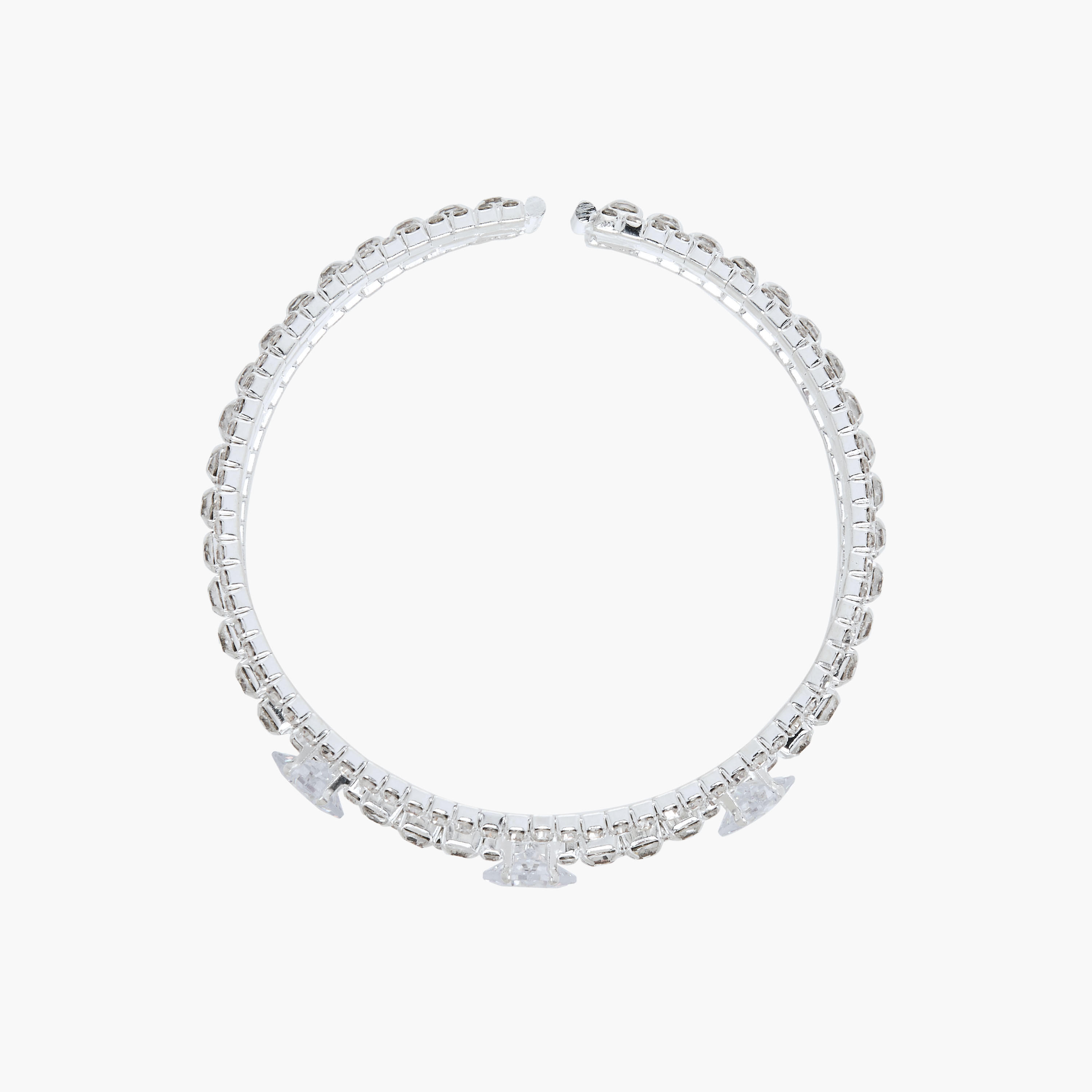 Embellished Metal Cuff Bracelet-women-watchesandjewellery-jewellery-banglesandbracelets-image-2