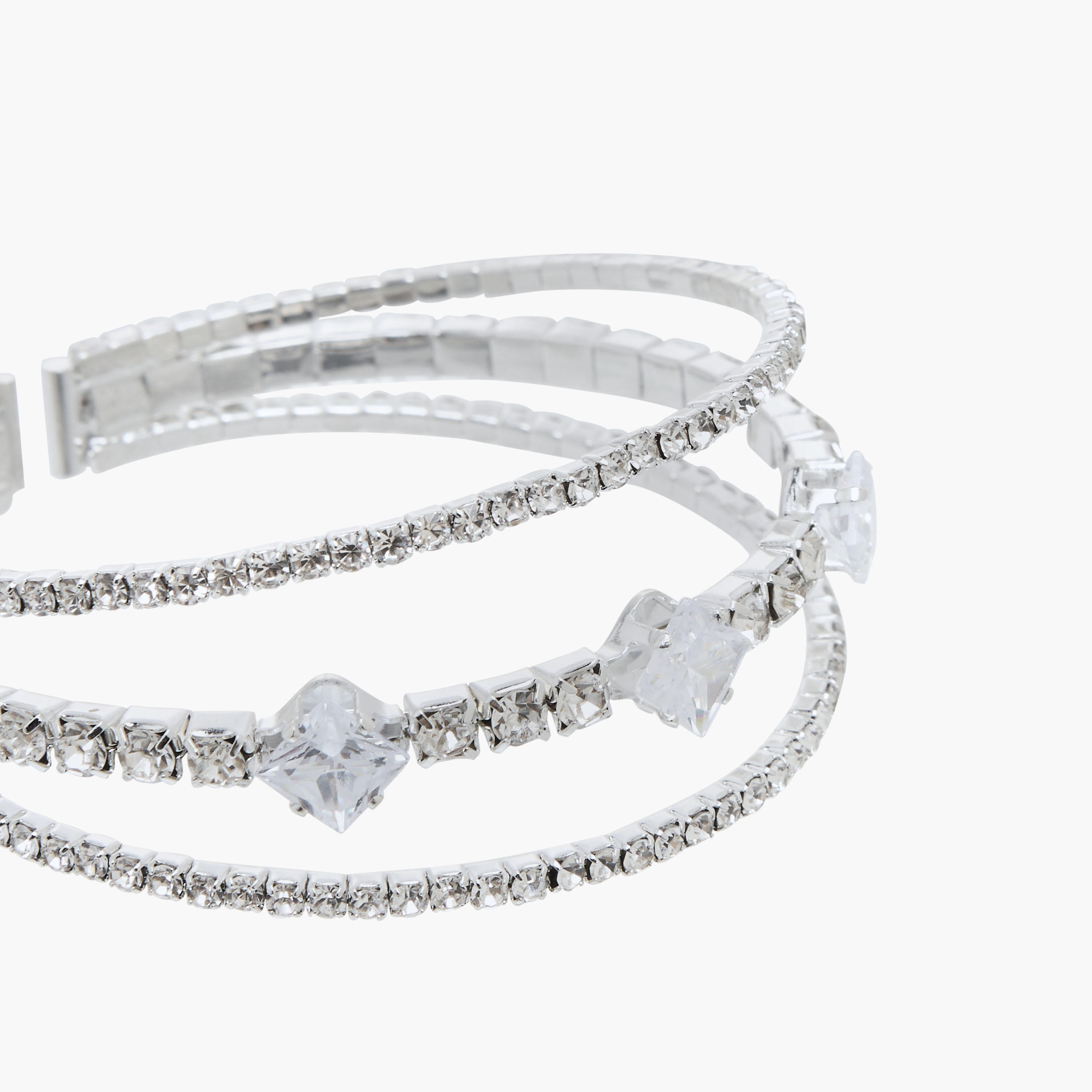 Embellished Metal Cuff Bracelet-women-watchesandjewellery-jewellery-banglesandbracelets-image-3