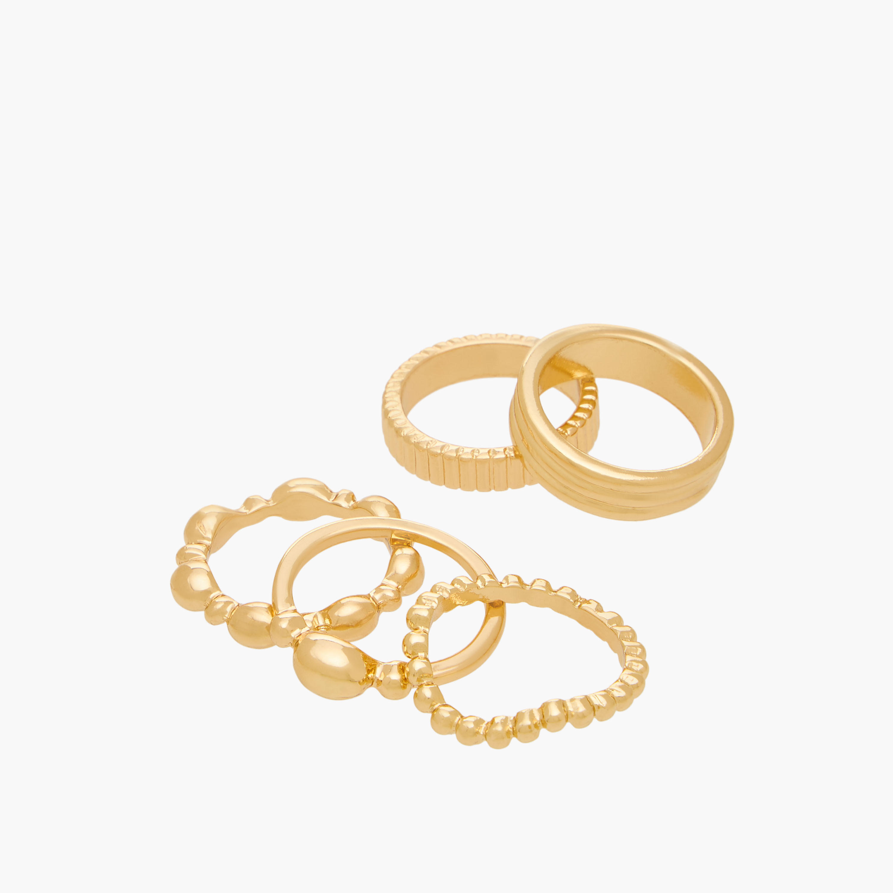 Assorted Metal Ring - Set of 9-women-watchesandjewellery-jewellery-rings-image-2