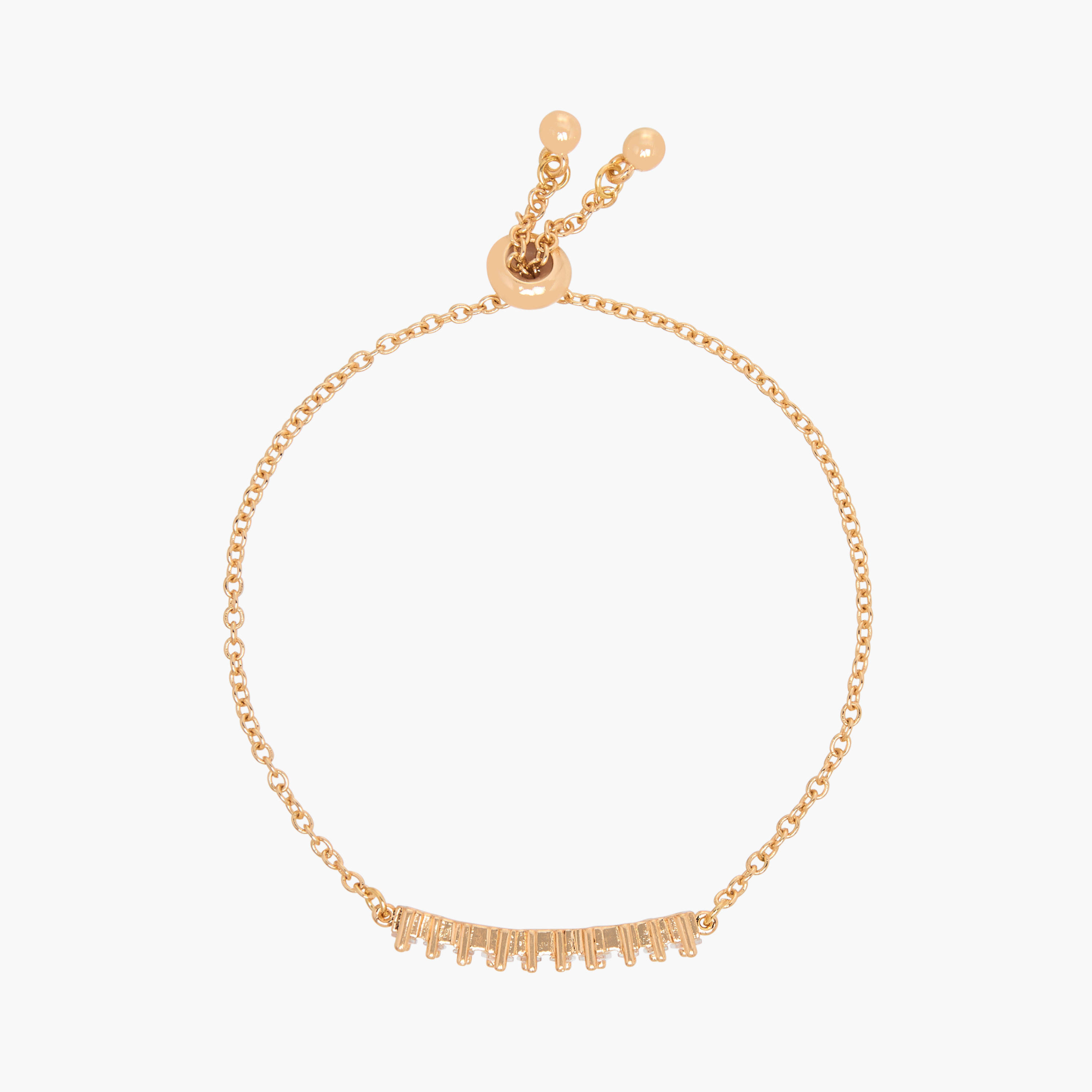 Metal Cubic Zirconia Embellished Adjustable Slider Clasp Bracelet-women-watchesandjewellery-jewellery-banglesandbracelets-image-2