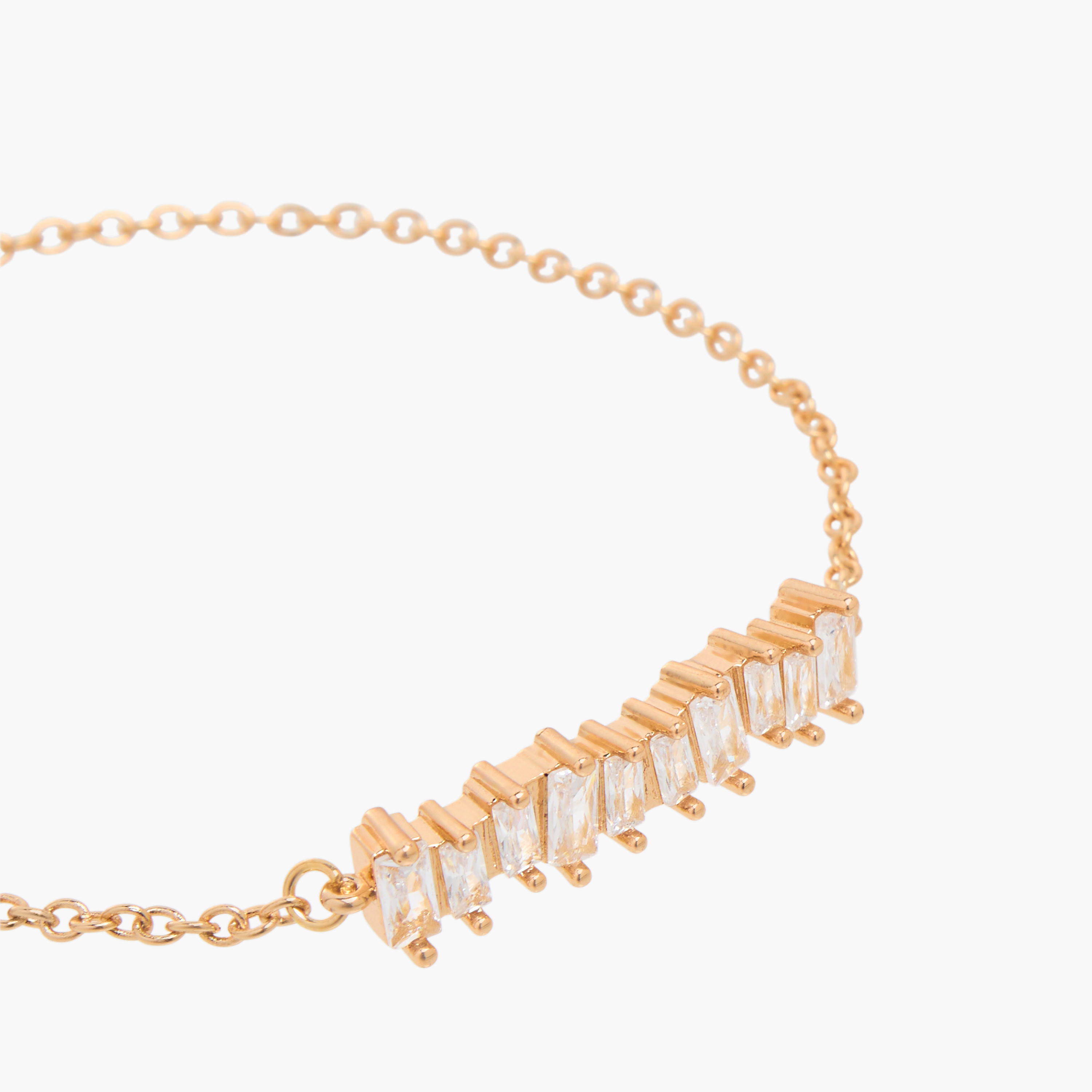 Metal Cubic Zirconia Embellished Adjustable Slider Clasp Bracelet-women-watchesandjewellery-jewellery-banglesandbracelets-image-3