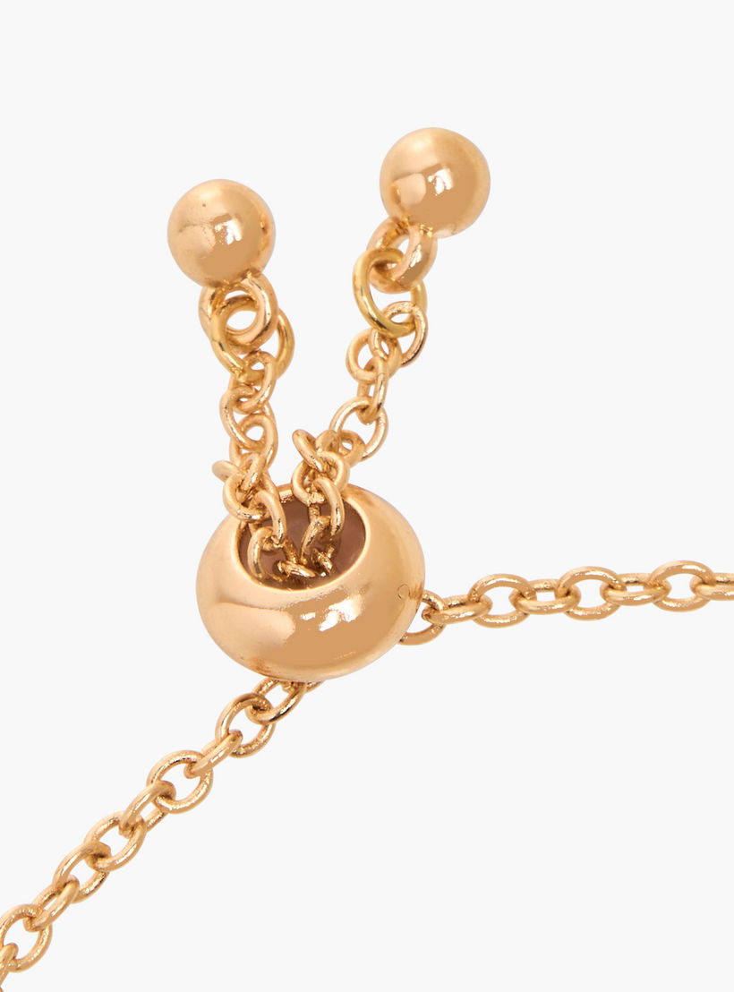سوار معدن مزين بمكعبات زيركون وبقفل منزلق قابل للتعديل-women-watchesandjewellery-jewellery-banglesandbracelets-image-4