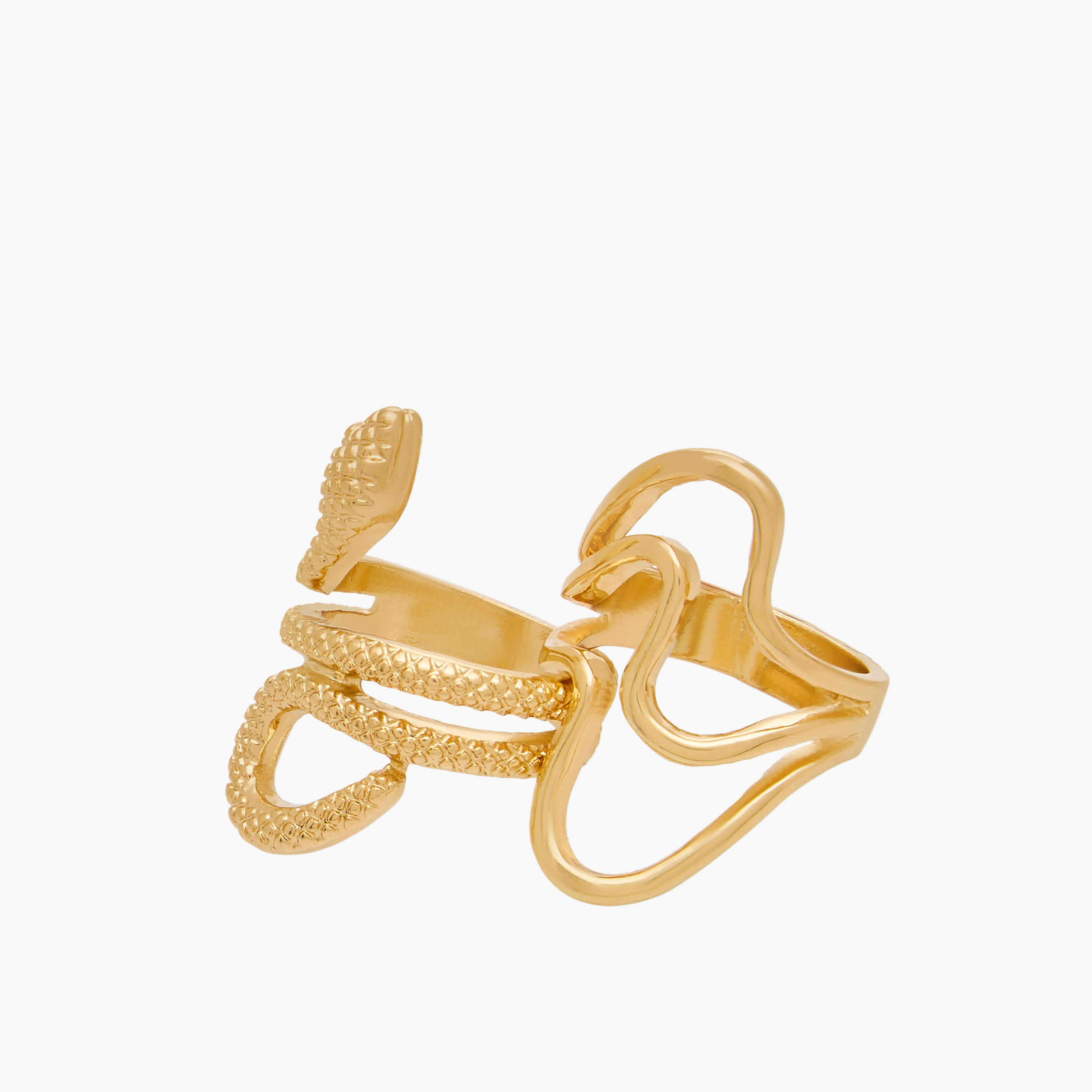 Assorted Gold Tone Ring - Set of 5-women-watchesandjewellery-jewellery-rings-image-3