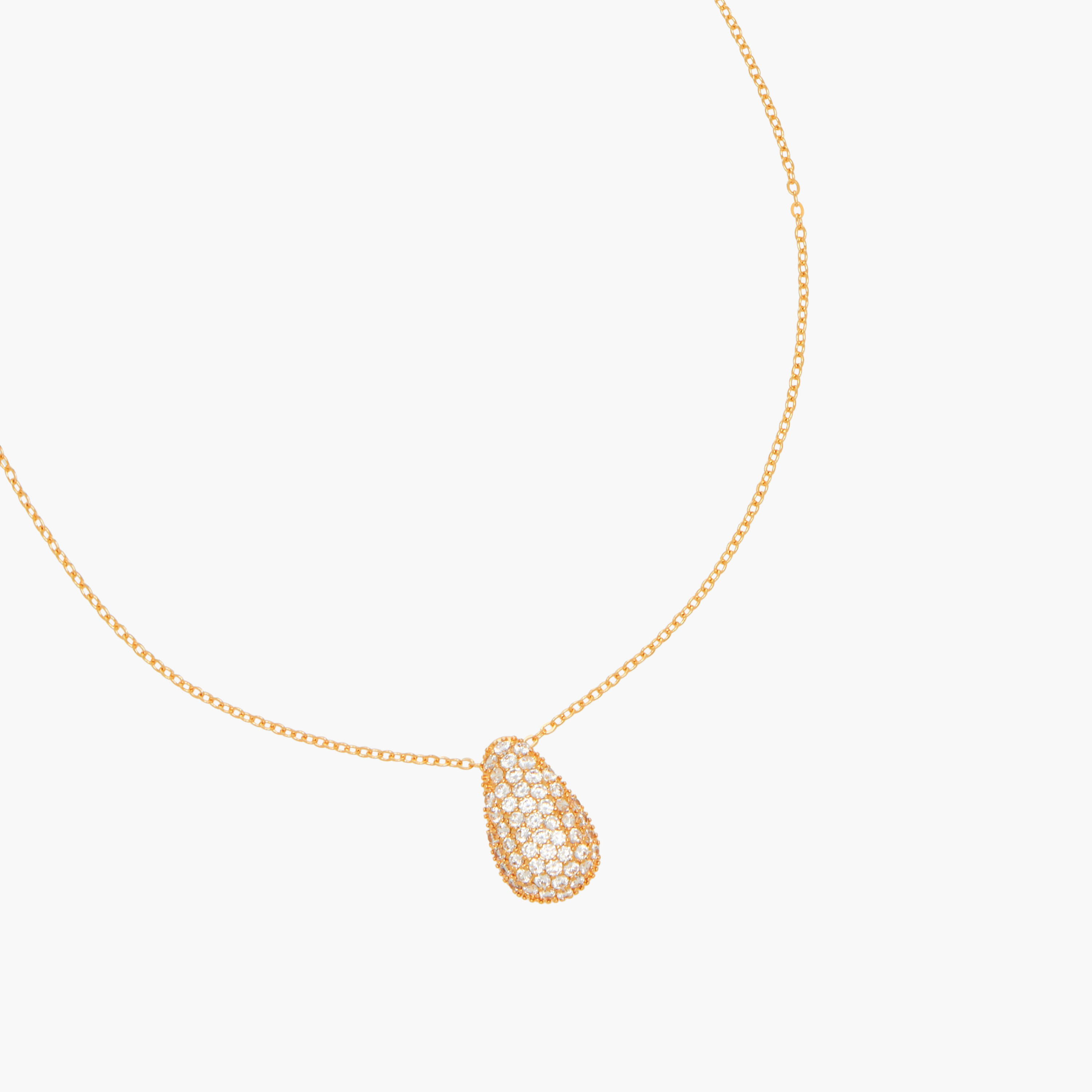 Metal Cubic Zirconia Embellished Pendant Necklace-women-watchesandjewellery-jewellery-necklacesandpendants-image-2
