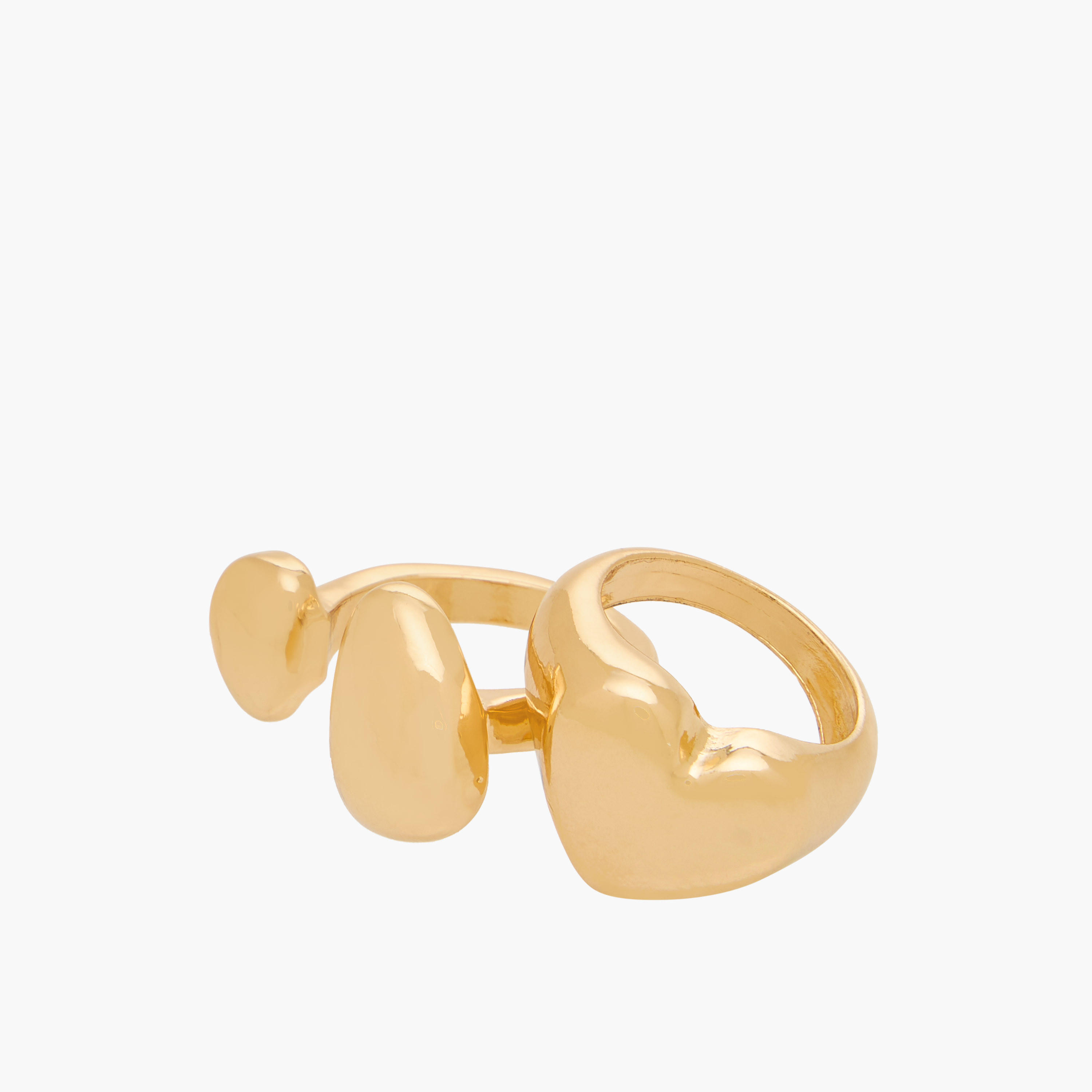 طقم خواتم بلون ذهبي – 3 قطع-women-watchesandjewellery-jewellery-rings-image-3