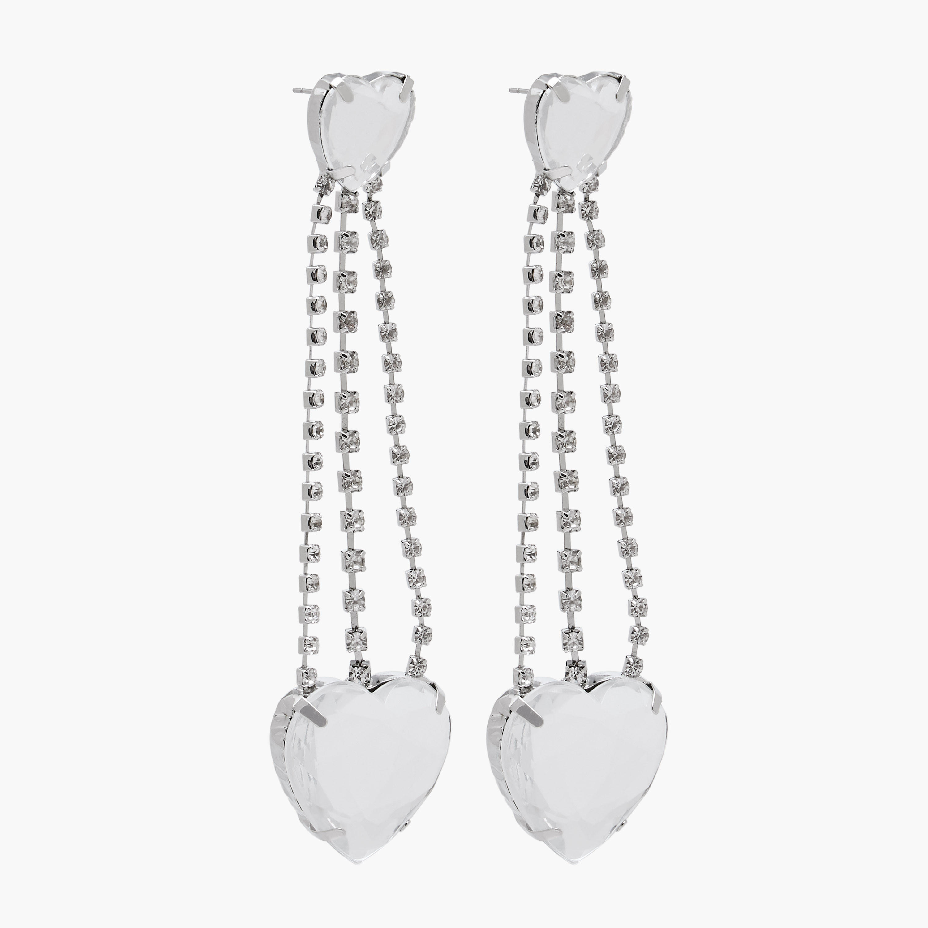 Metallic Embellished Dangler Earrings with Pushback Closure-women-watchesandjewellery-jewellery-earrings-image-2