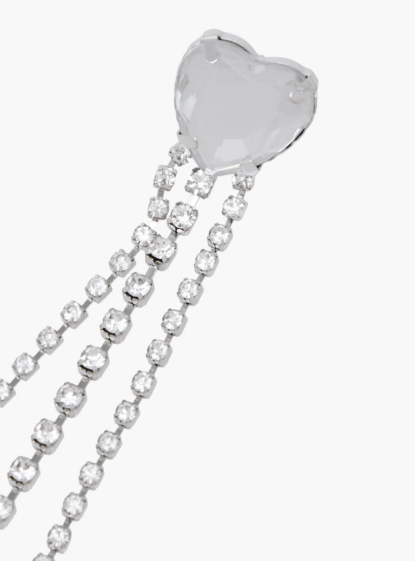 Metallic Embellished Dangler Earrings with Pushback Closure-women-watchesandjewellery-jewellery-earrings-image-4