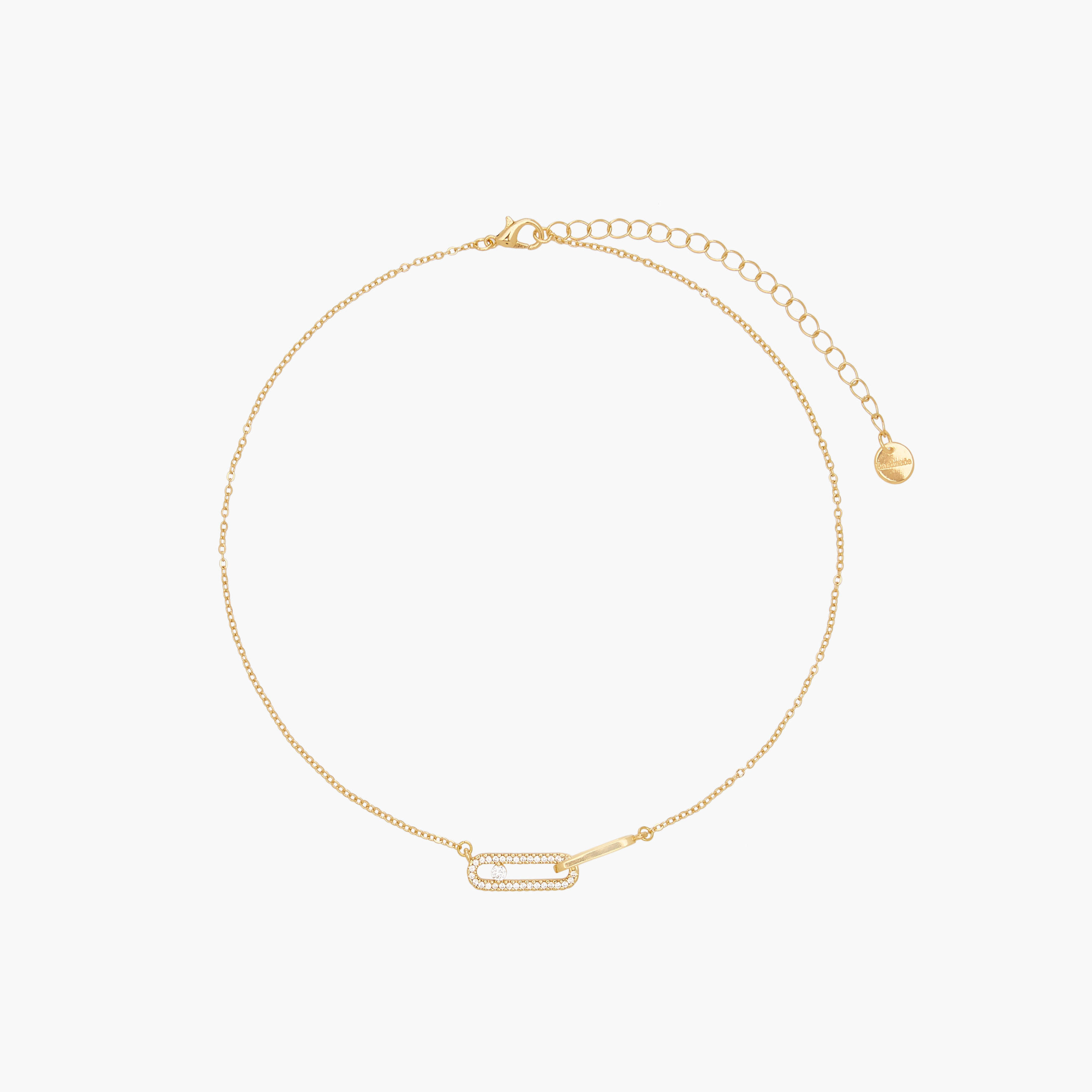 عقد معدن بدلاية مزينة بمكعبات الزيركون-women-watchesandjewellery-jewellery-necklacesandpendants-image-1