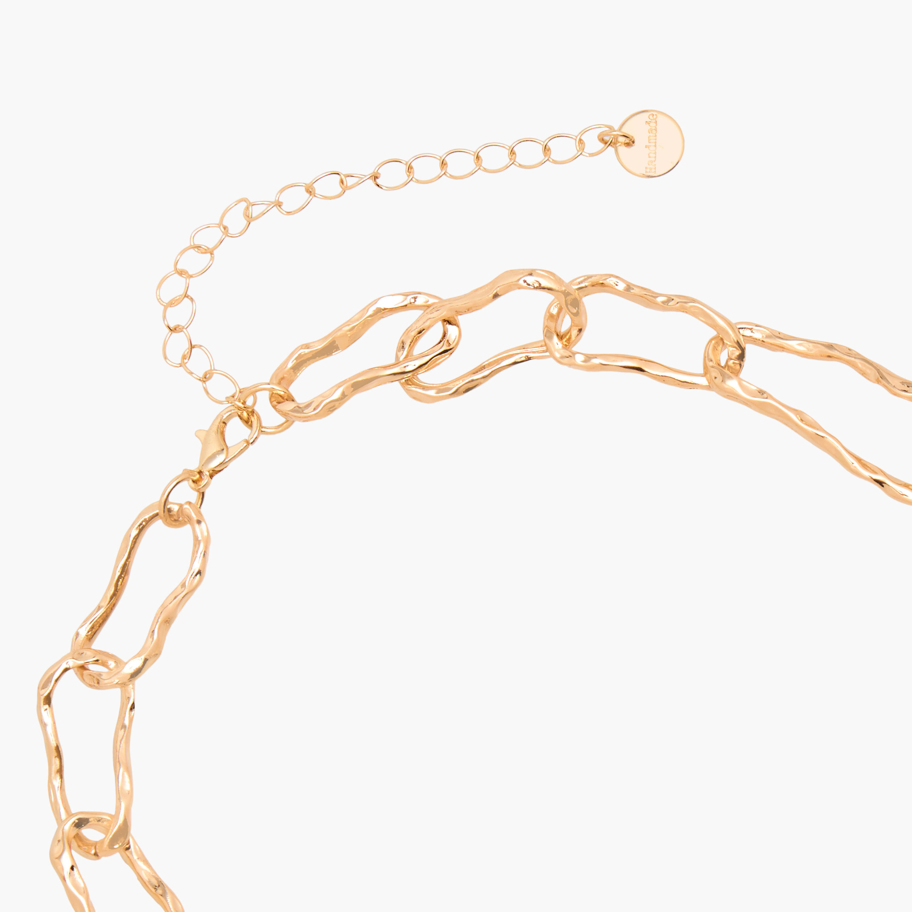 Gold Tone Necklace with Lobster Clasp-women-watchesandjewellery-jewellery-necklacesandpendants-image-3