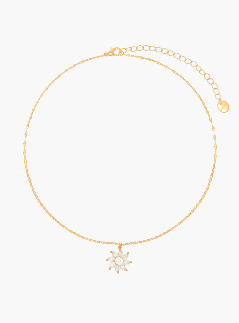 Set of 2 - Embellished Cubic Zirconia Necklace and Earrings-women-watchesandjewellery-jewellery-jewellerysets-image-2
