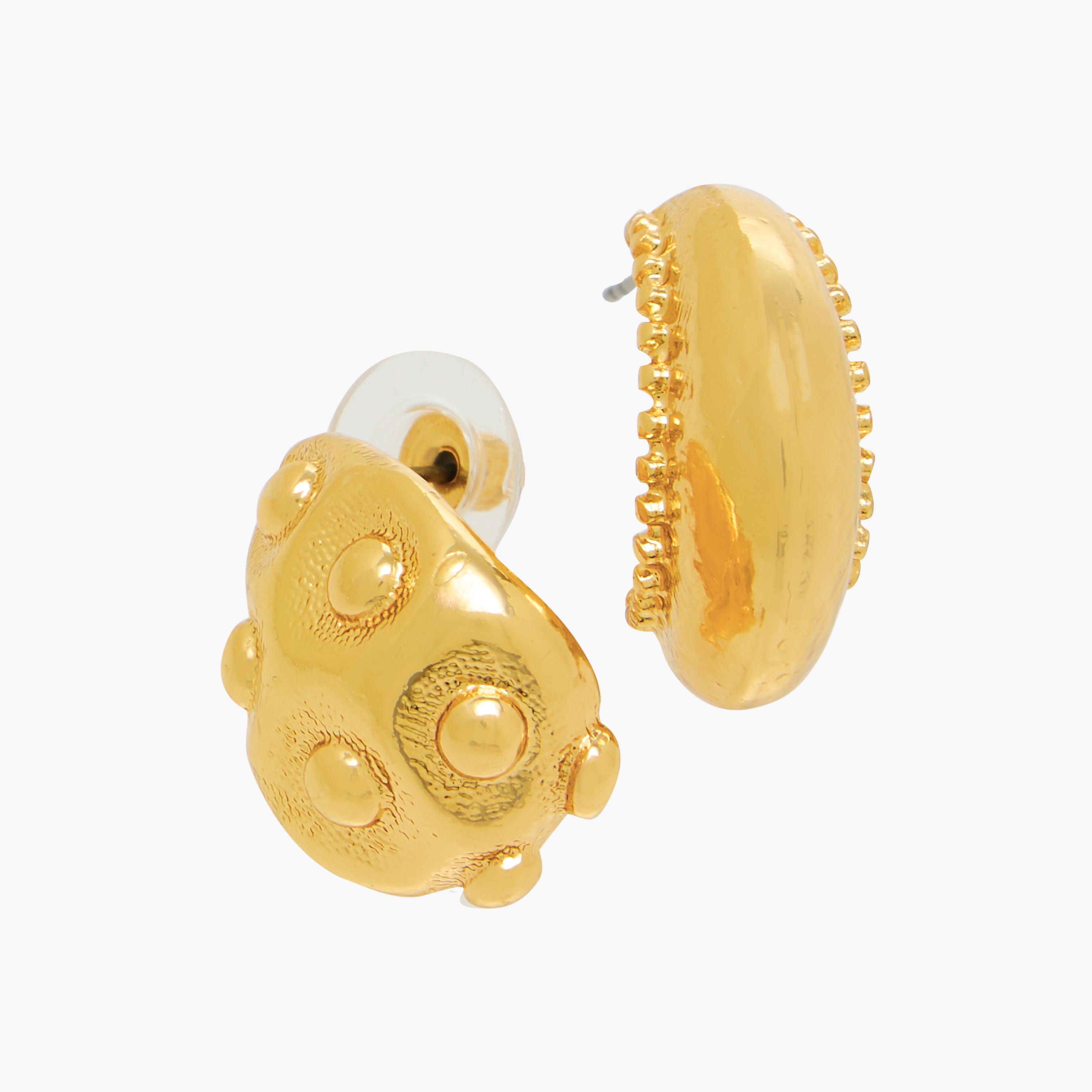 Pack of 6 Gold Tone Hoop Earrings with Pushback Closure-women-watchesandjewellery-jewellery-earrings-image-4