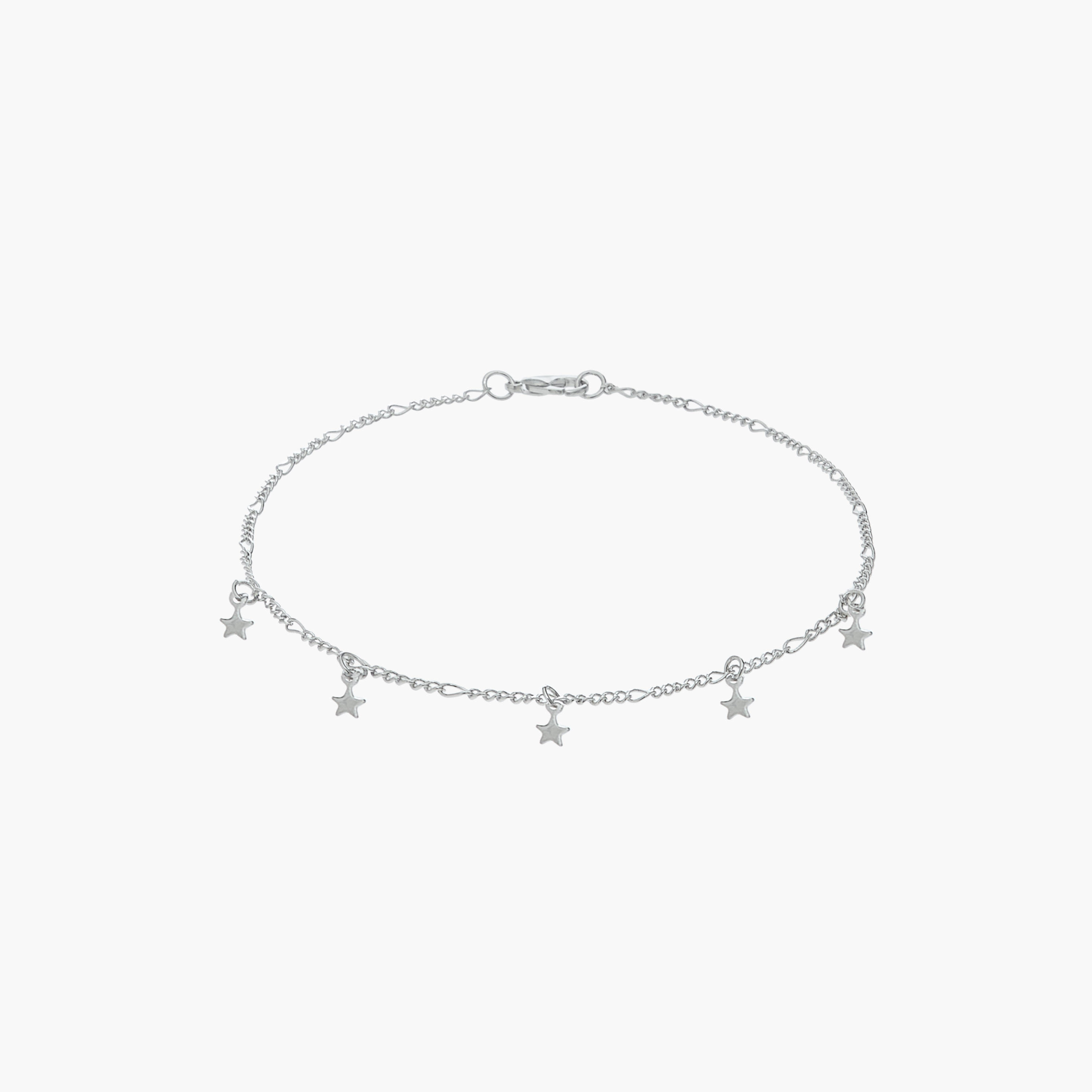Pack of 5 Silver Tone Assorted Anklet-women-watchesandjewellery-jewellery-anklets-image-2