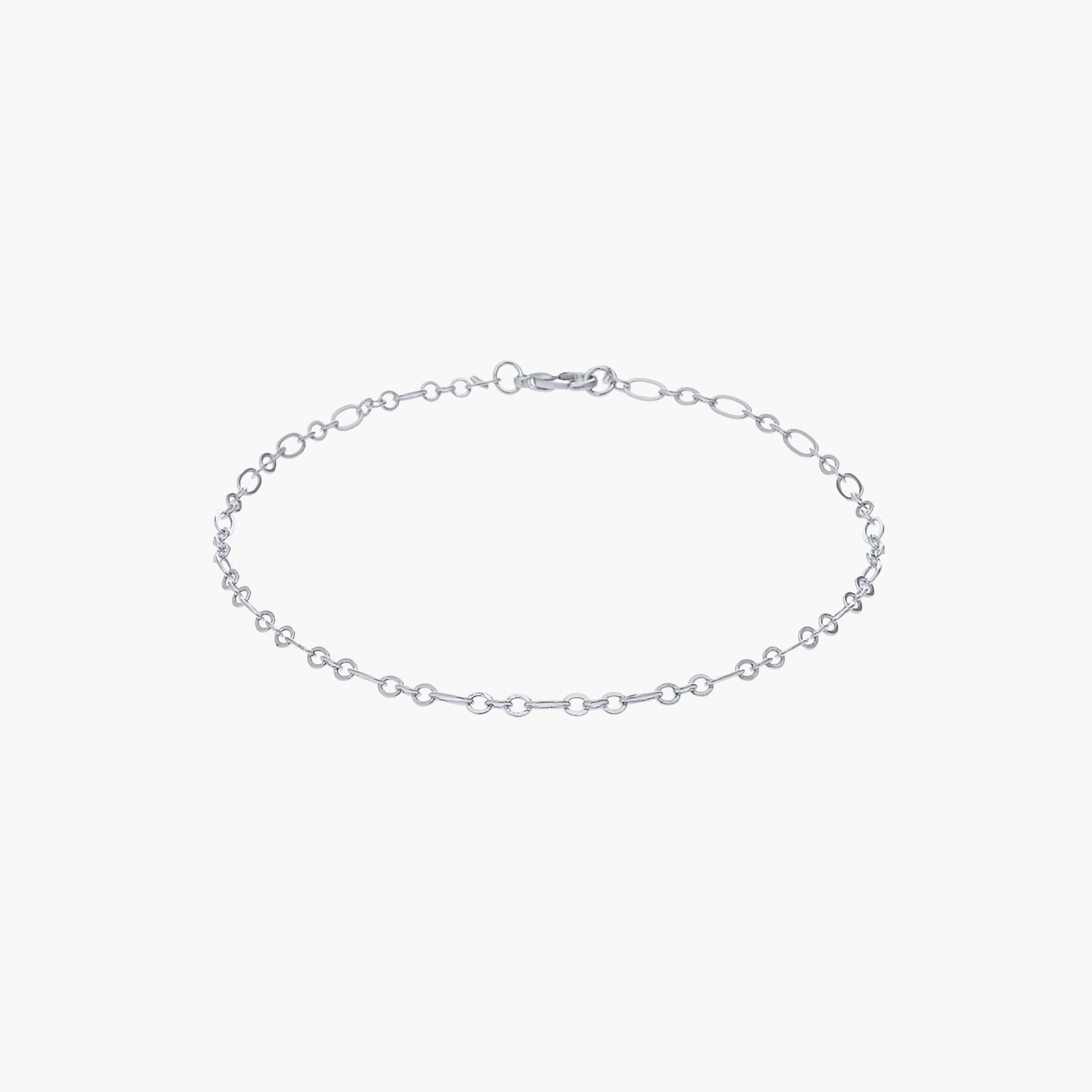 خلاخيل متنوعة بلون فضي - عبوة 5 قطع-women-watchesandjewellery-jewellery-anklets-image-7