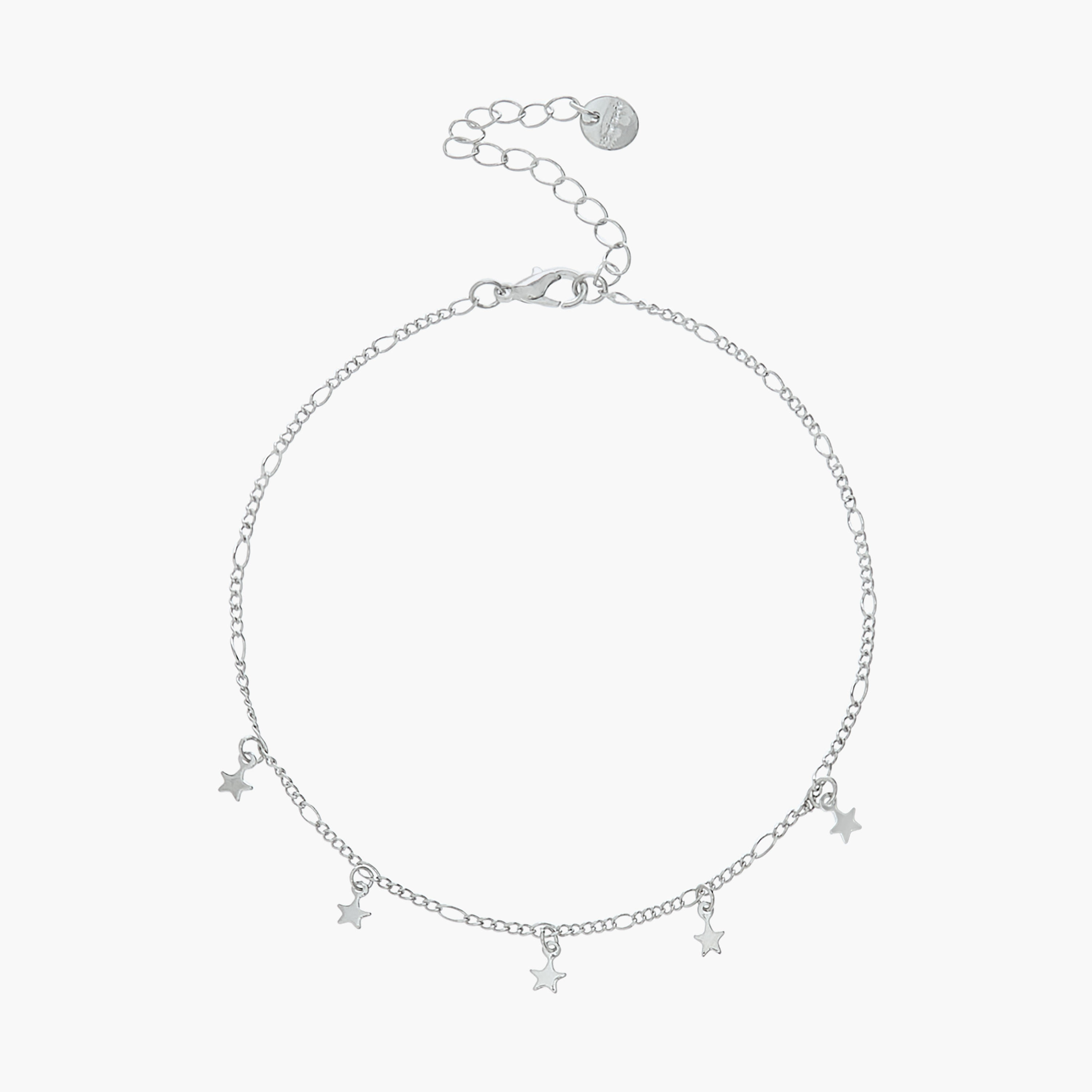 Pack of 5 Silver Tone Assorted Anklet-women-watchesandjewellery-jewellery-anklets-image-5