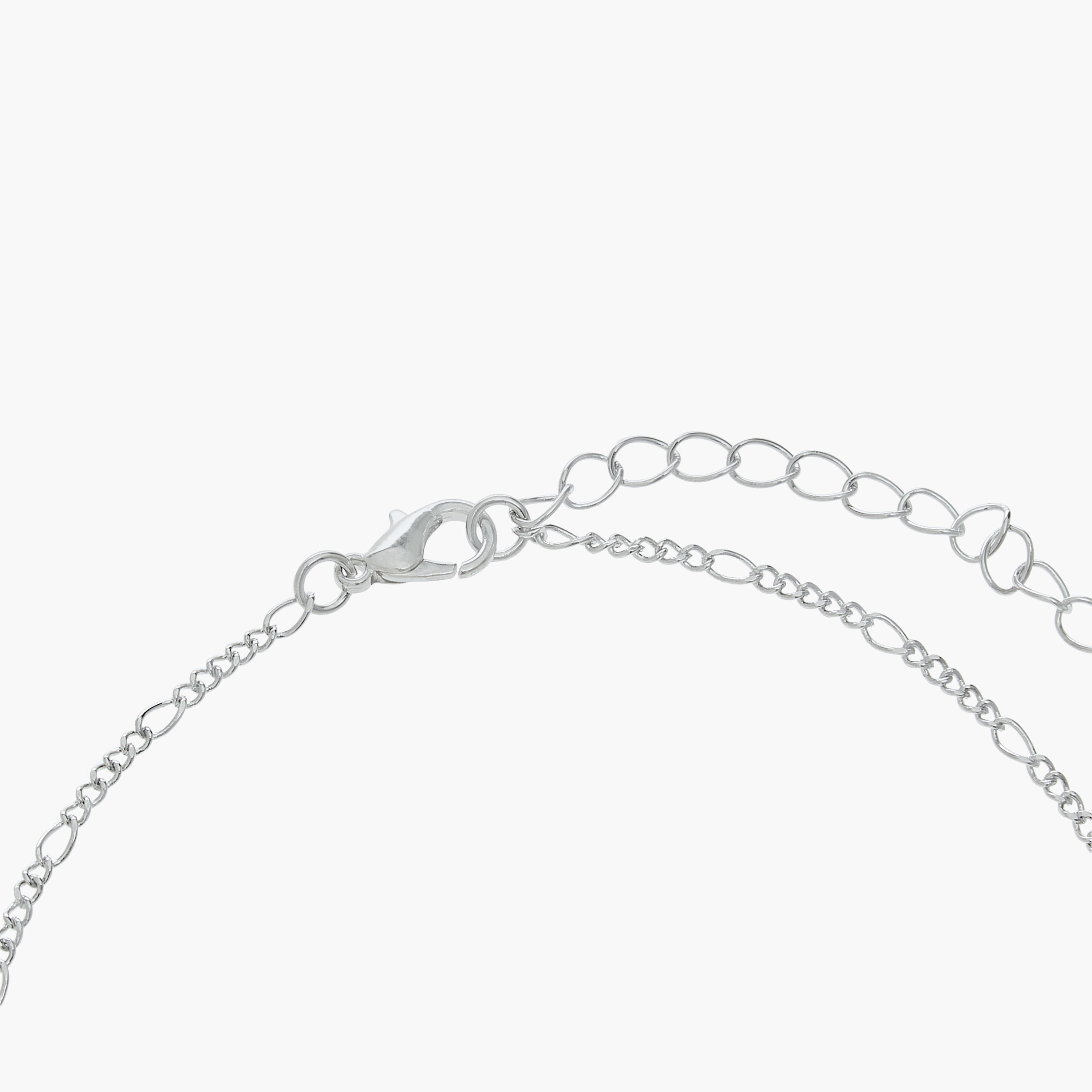 خلاخيل متنوعة بلون فضي - عبوة 5 قطع-women-watchesandjewellery-jewellery-anklets-image-1