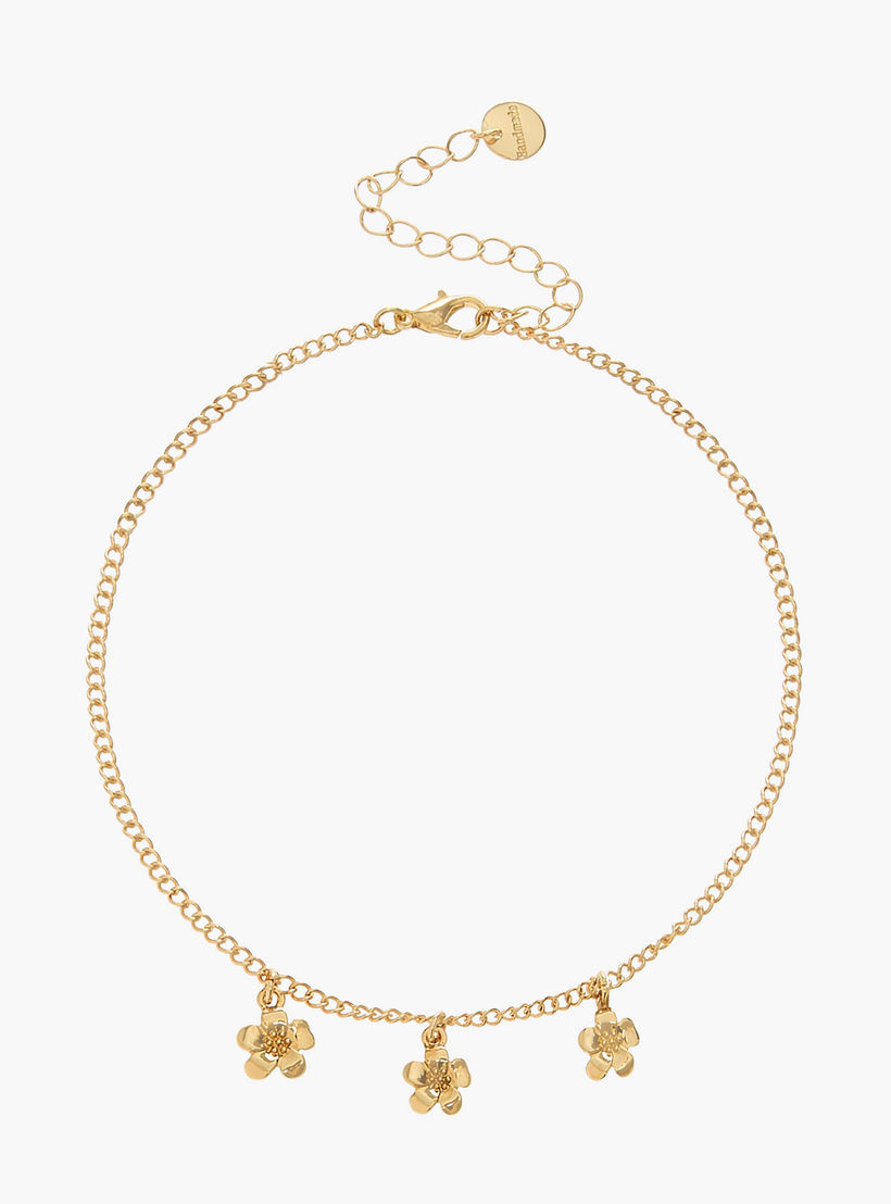 خلاخيل متنوعة بلون ذهبي - عبوة 5 قطع-women-watchesandjewellery-jewellery-anklets-image-17