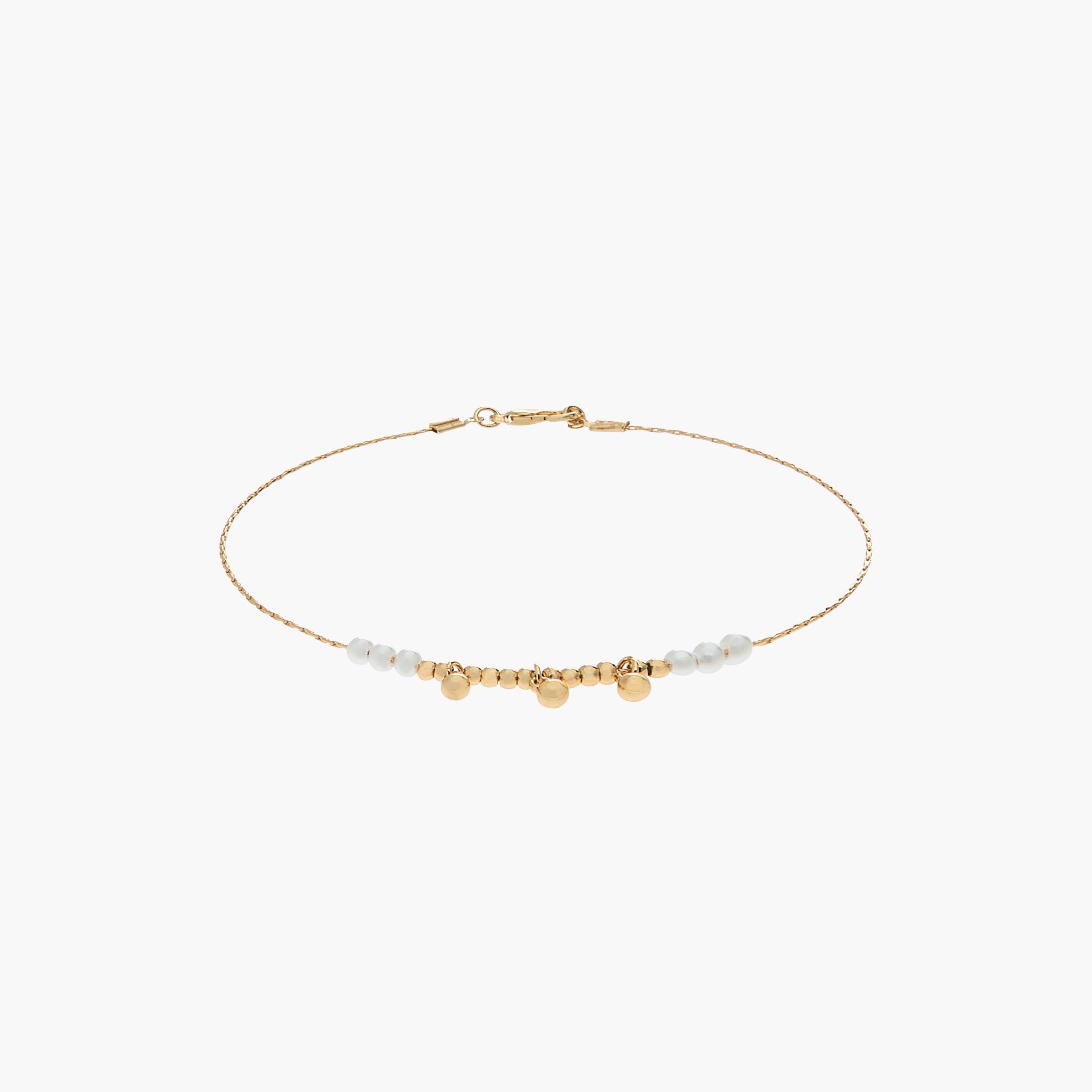 خلاخيل متنوعة بلون ذهبي - عبوة 5 قطع-women-watchesandjewellery-jewellery-anklets-image-5