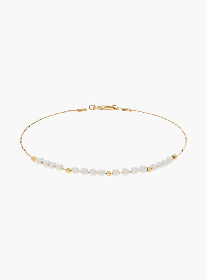 خلاخيل متنوعة بلون ذهبي - عبوة 5 قطع-women-watchesandjewellery-jewellery-anklets-image-7