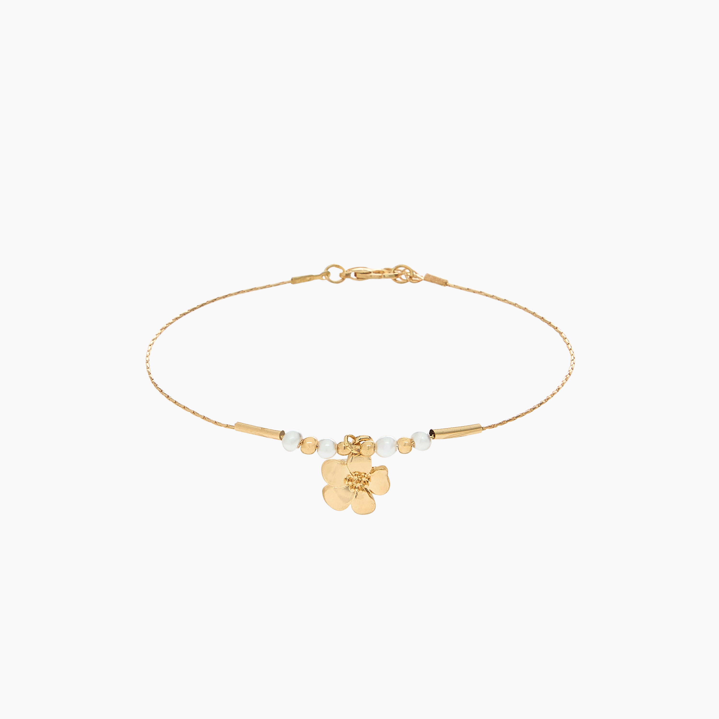 خلاخيل متنوعة بلون ذهبي - عبوة 5 قطع-women-watchesandjewellery-jewellery-anklets-image-8