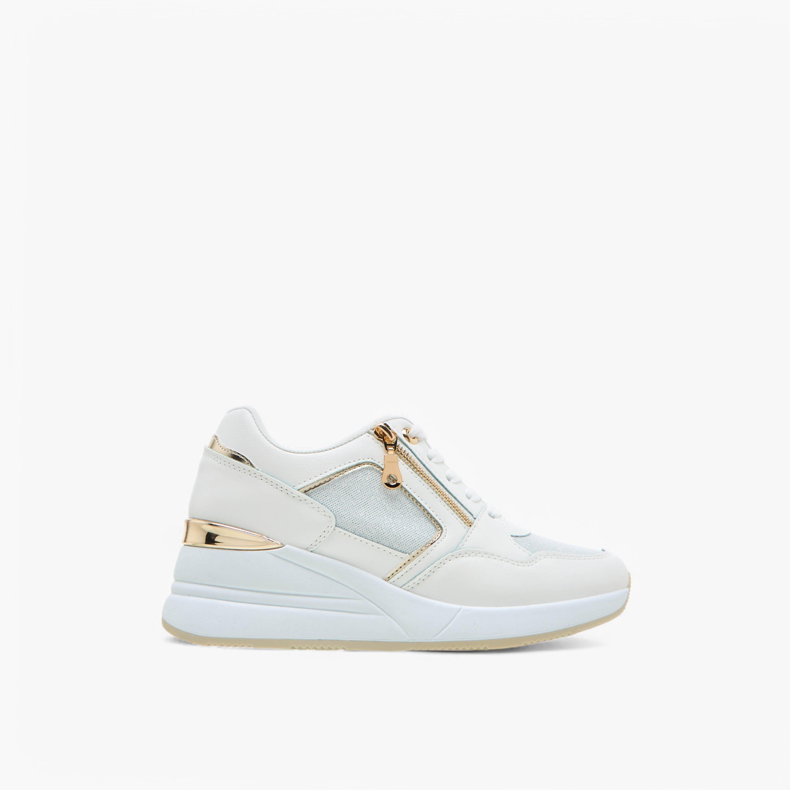 Flora Bella Panelled Lace-Up Sneakers-women-shoes-sneakers-image-3